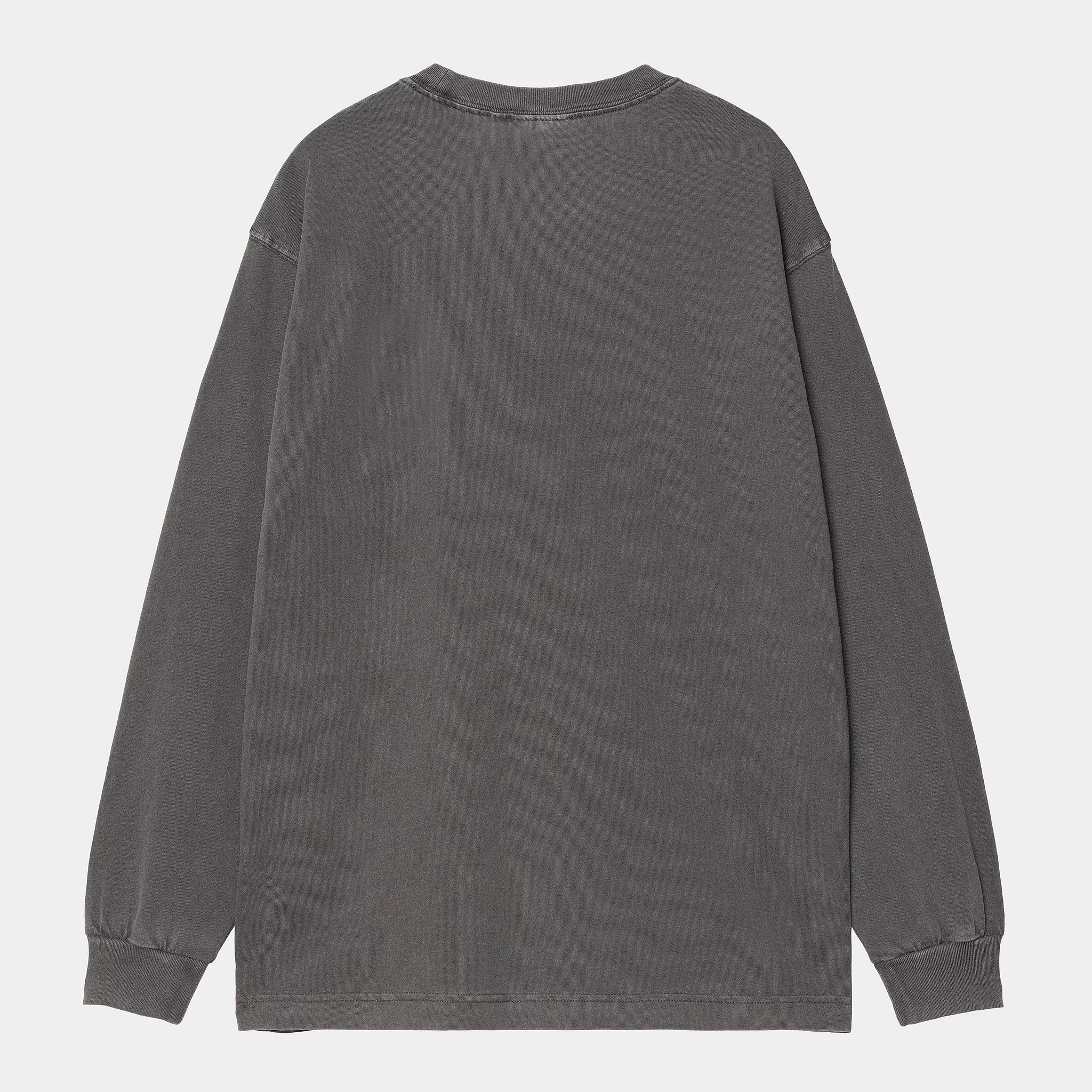 L/S Nelson T-Shirt Graphite garment dyed
