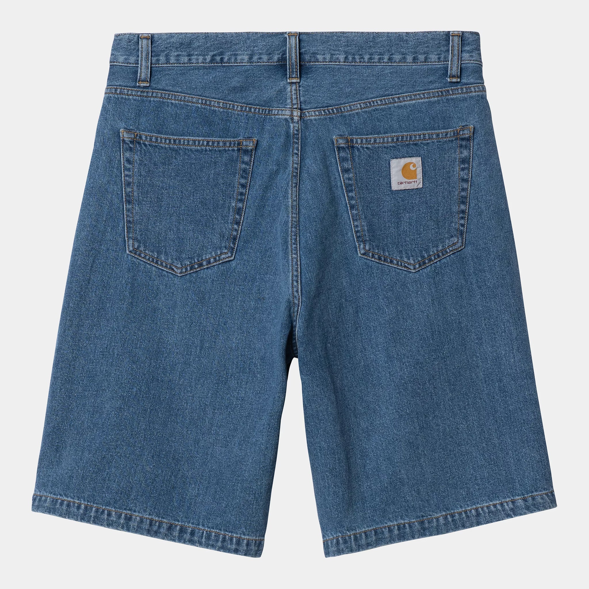 Landon Short Blue - heavy stone wash