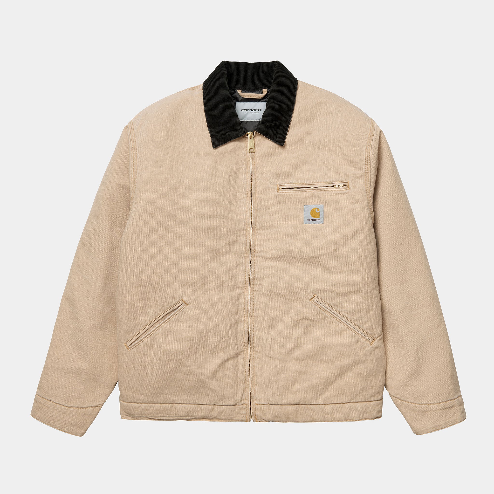 Carhartt WIP OG Detroit Jacket (Dusty H Brown / Black aged canvas)