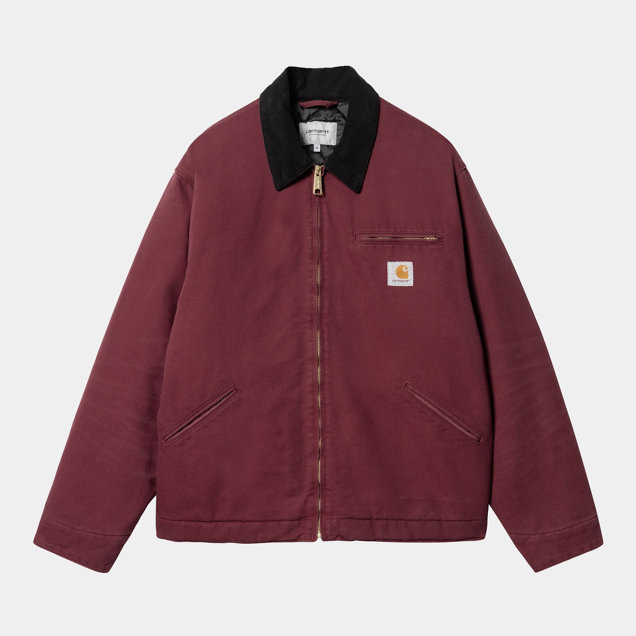 Carhartt WIP OG Detroit Jacket Malbec / Black aged canvas