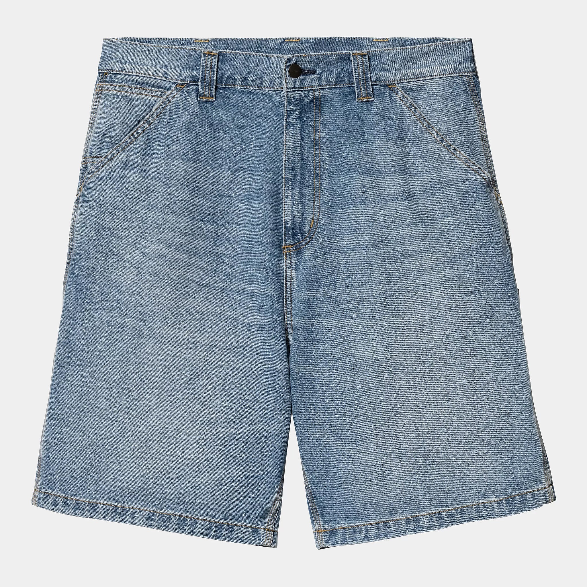 OG Single Knee Short Blue burst washed