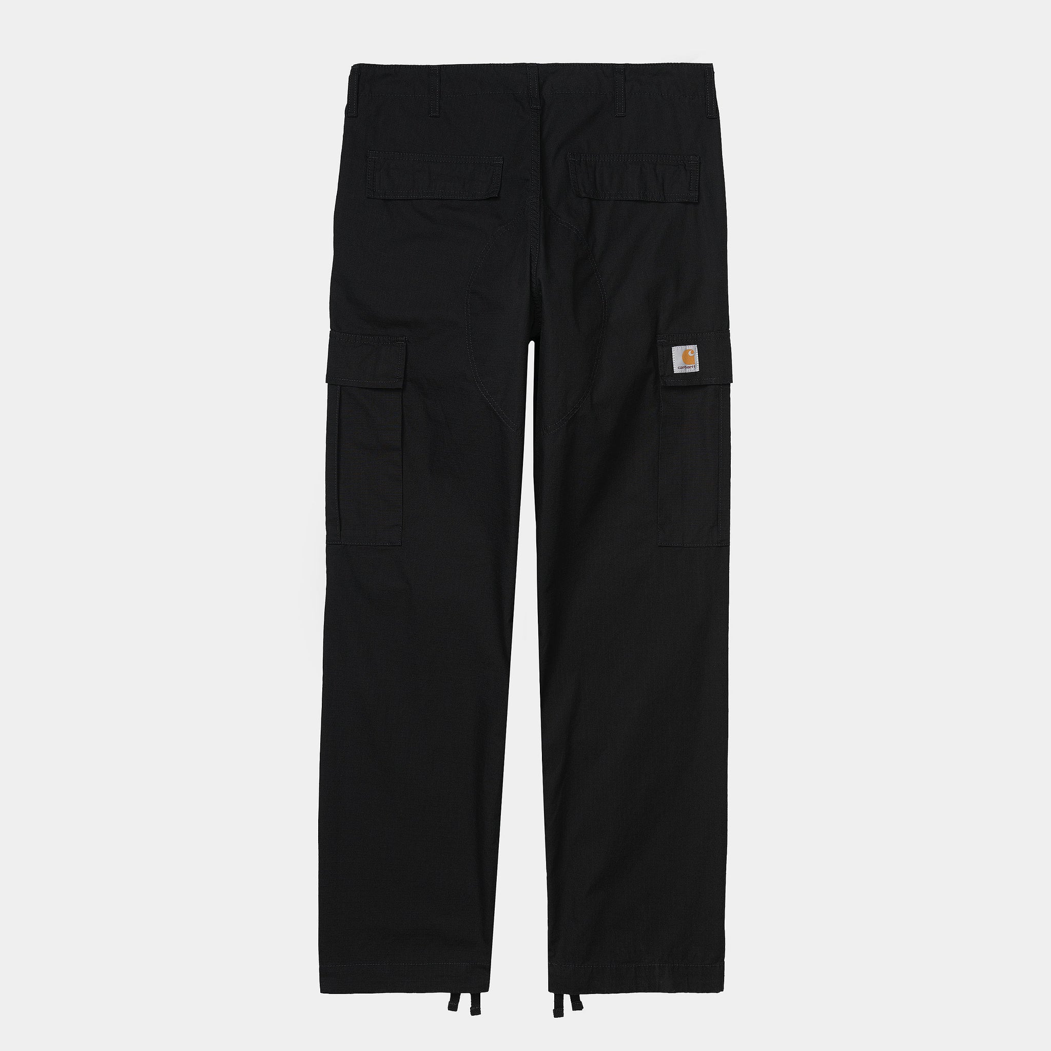 Regular Cargo Pant Black rinsed