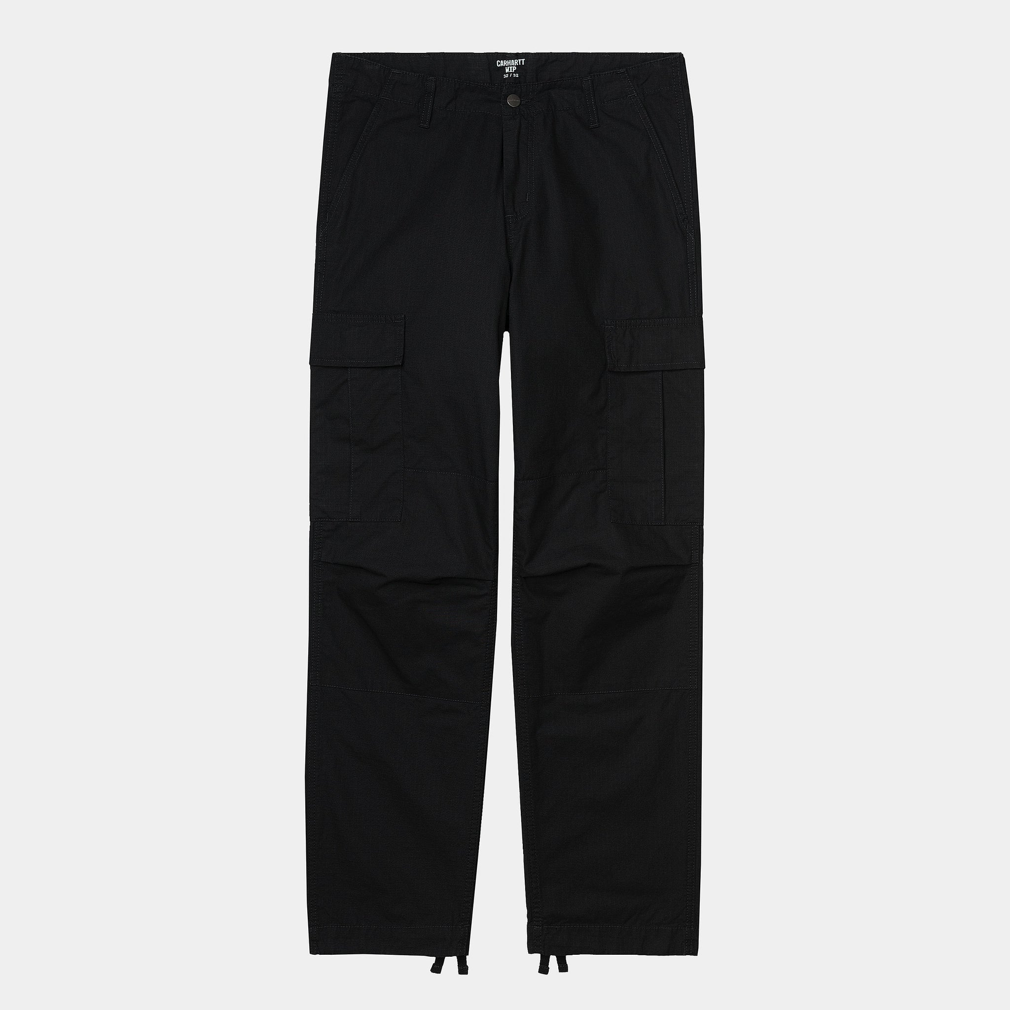 Regular Cargo Pant Black rinsed