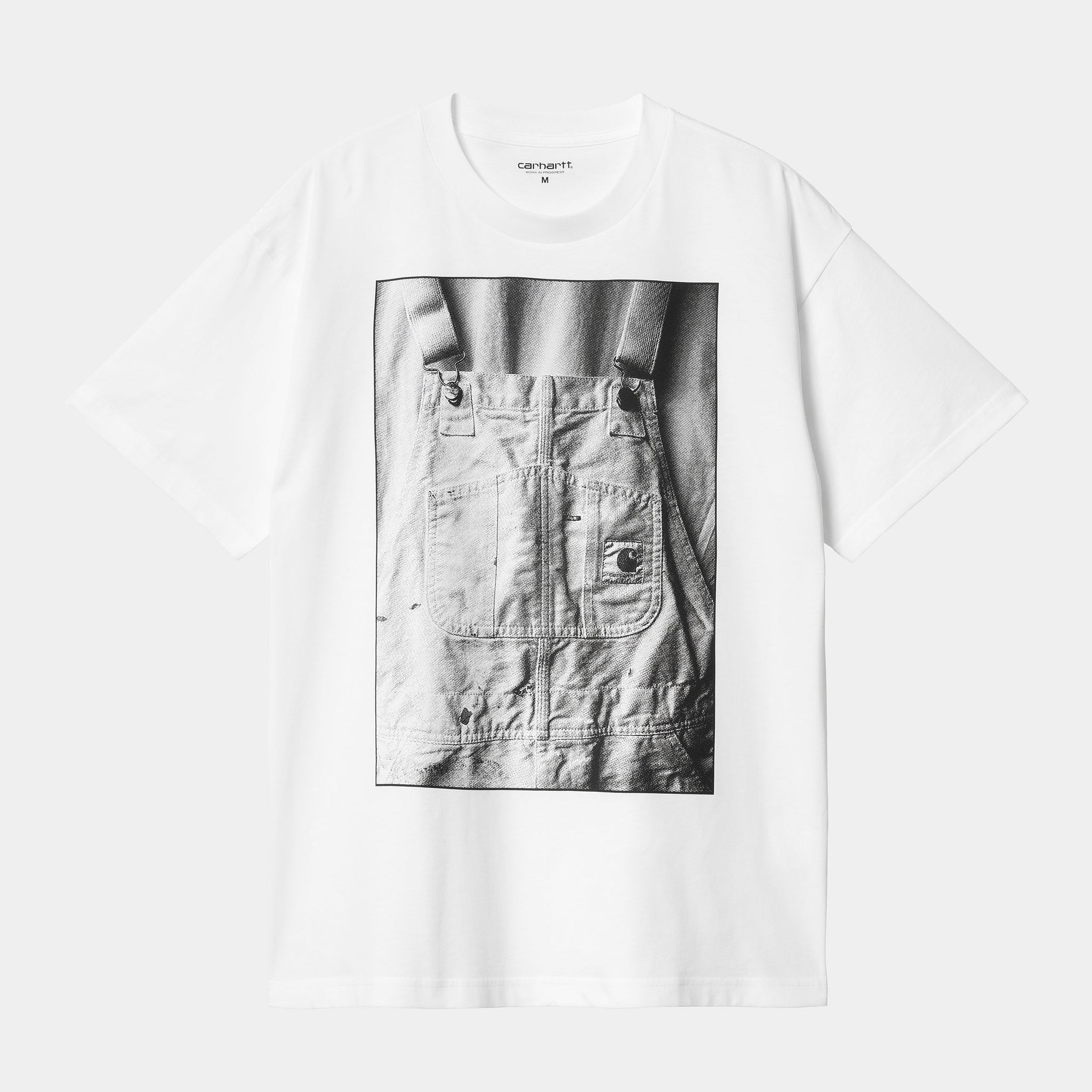 S/S BIB Overall T-Shirt (White)