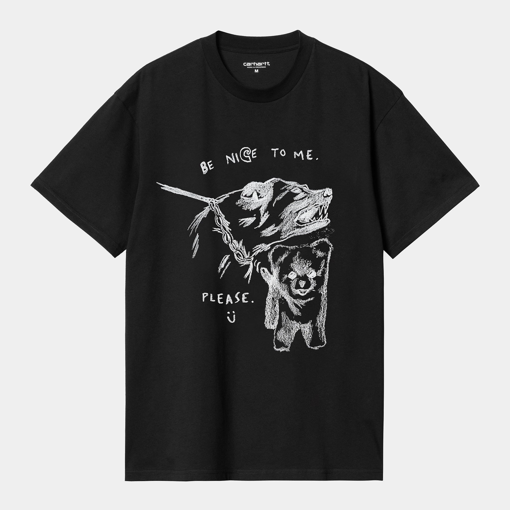 Carhartt WIP S/S Pepe Be Nice T-Shirt (Black/White)