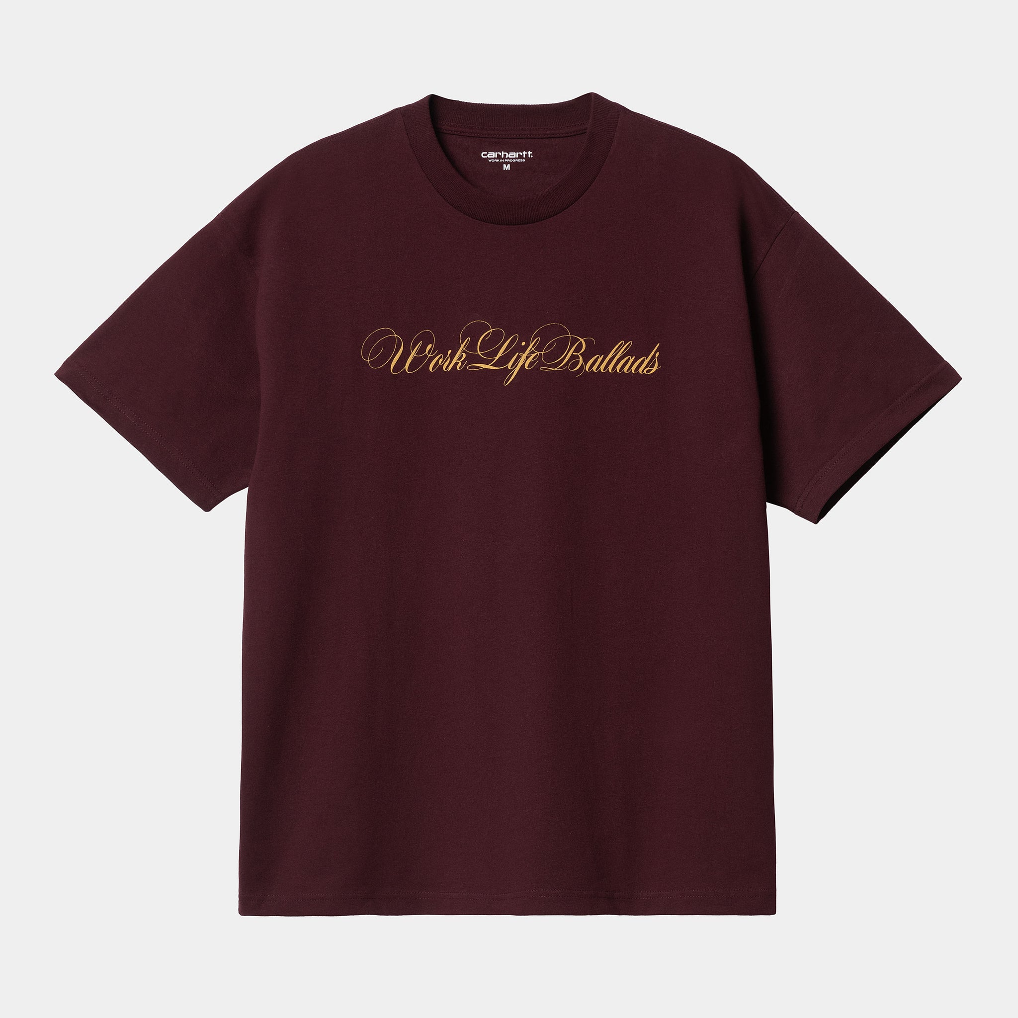 Carhartt WIP S/S Work Life Ballads T-Shirt (Amarone / Orange)