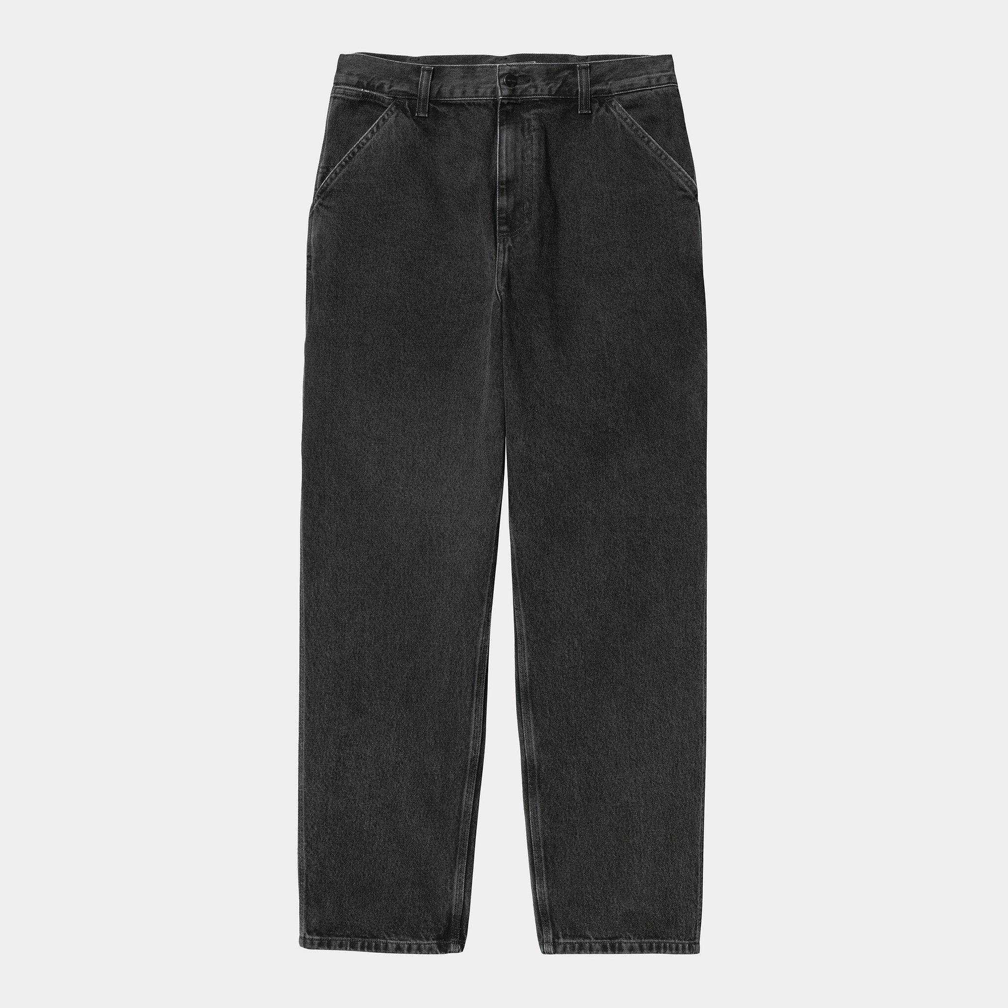 Carhartt WIP Single Knee Pant L32 (Black stone washed)