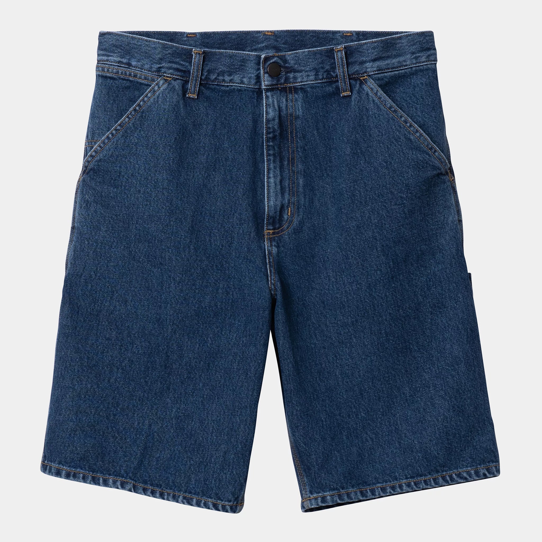 Single Knee Short (Blue stone washed)