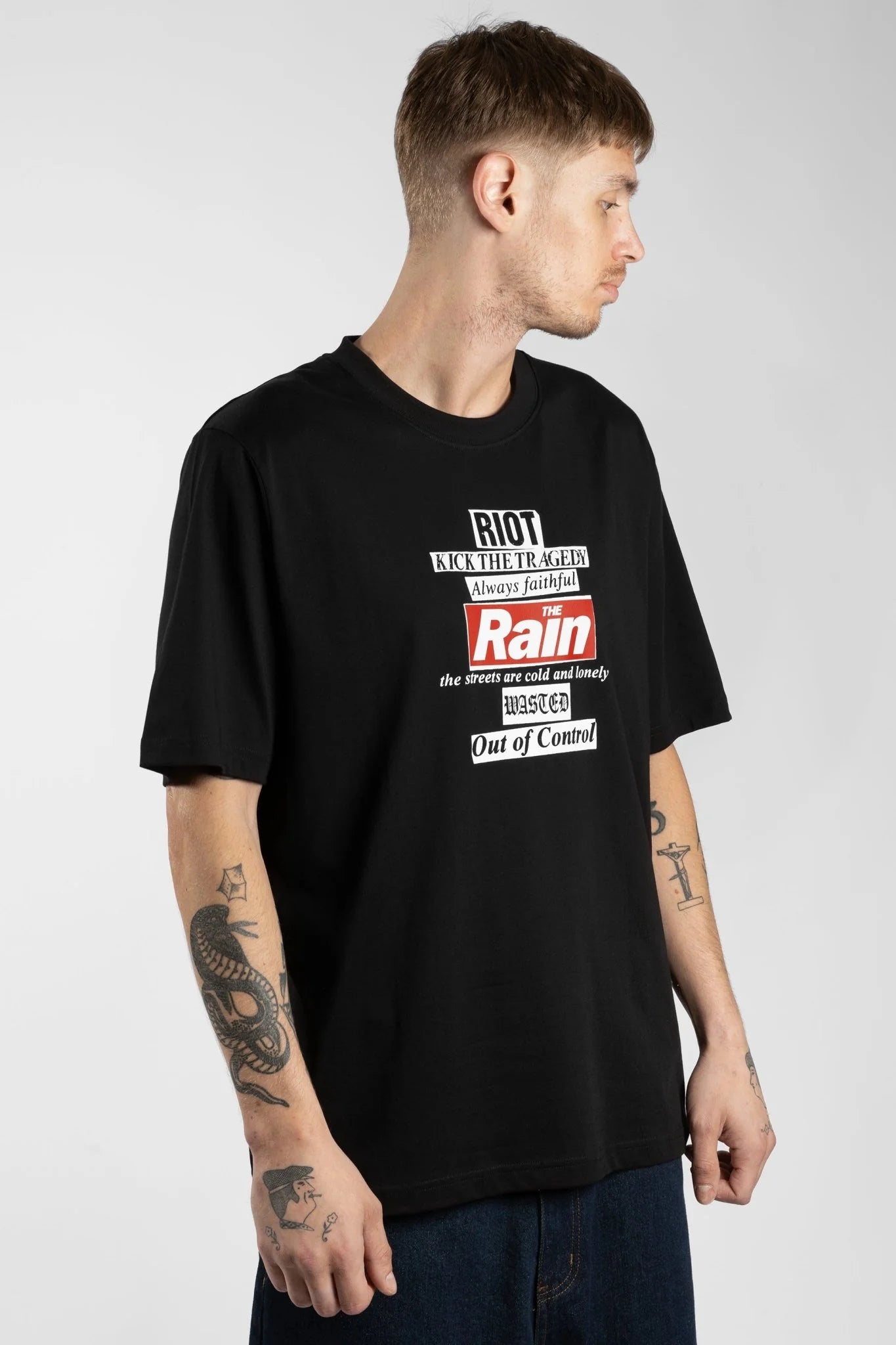 Wasted Paris Rain T-SHirt (Black)