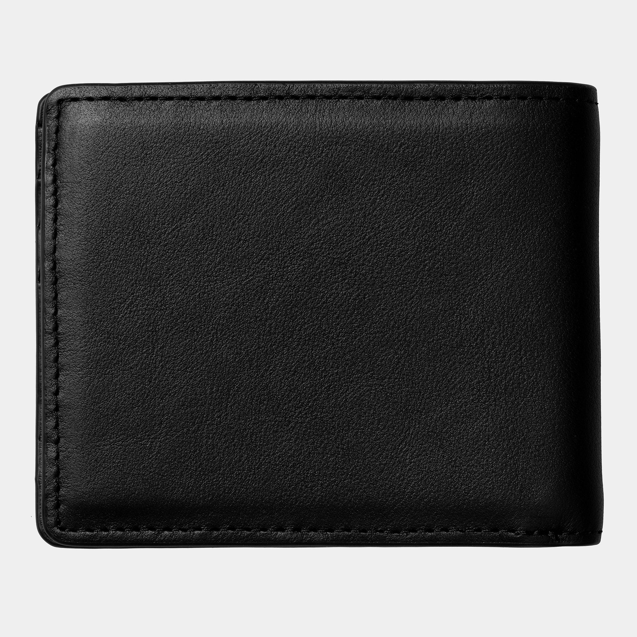 Vegas Billfold Wallet (Leather Black/Silver)