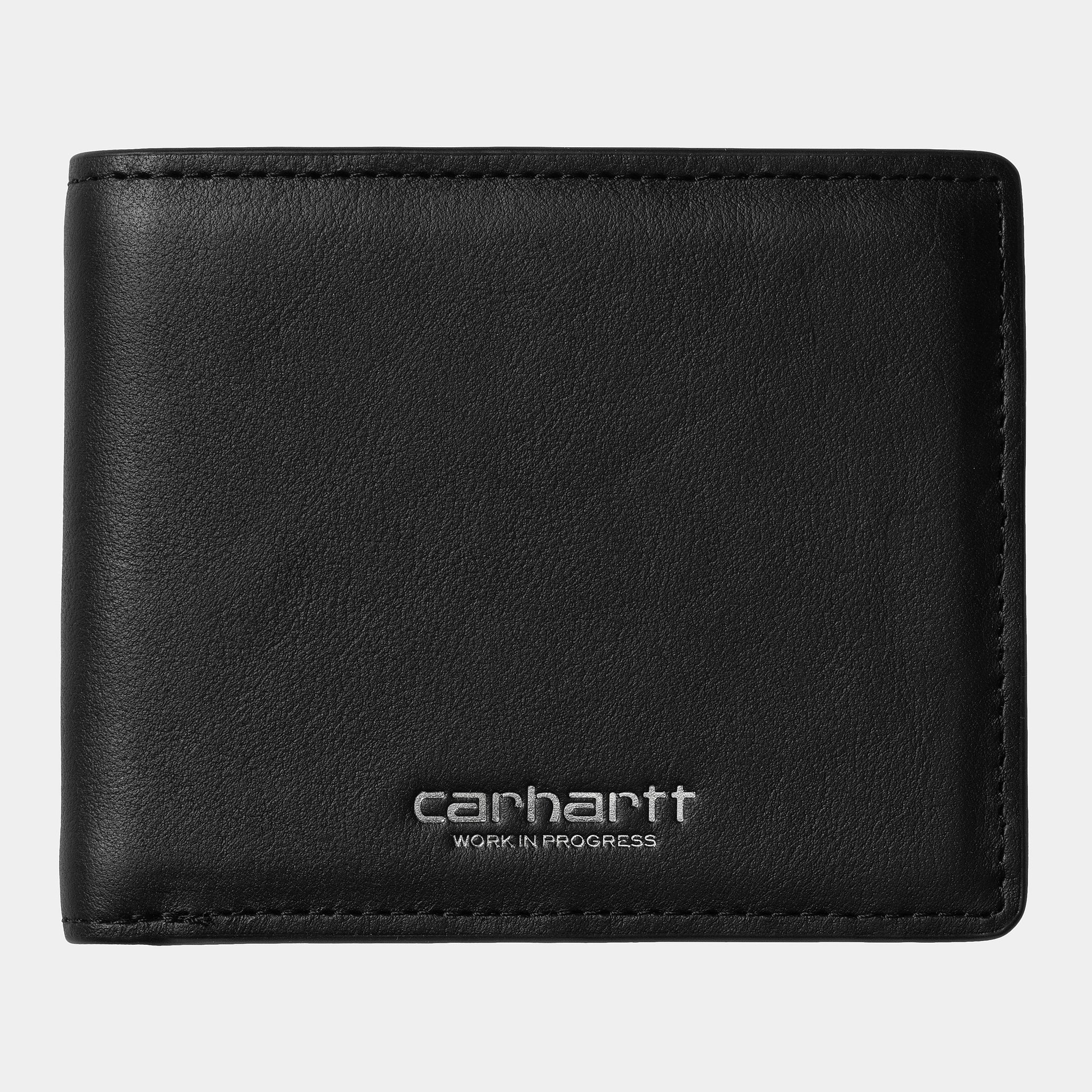 Vegas Billfold Wallet (Leather Black/Silver)