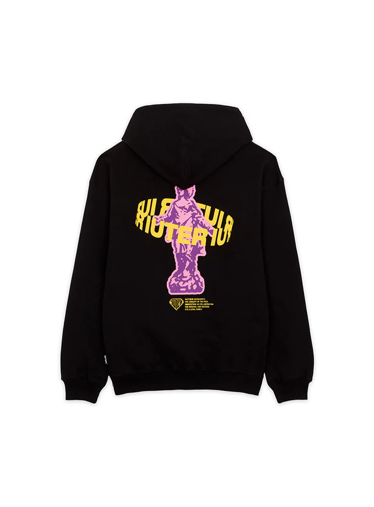 Mary Zip Hoodie (Black)