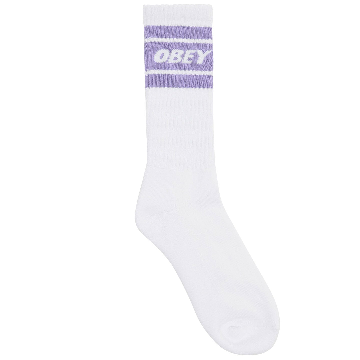 Cooper Ii Socks (White / Pruple Flower)
