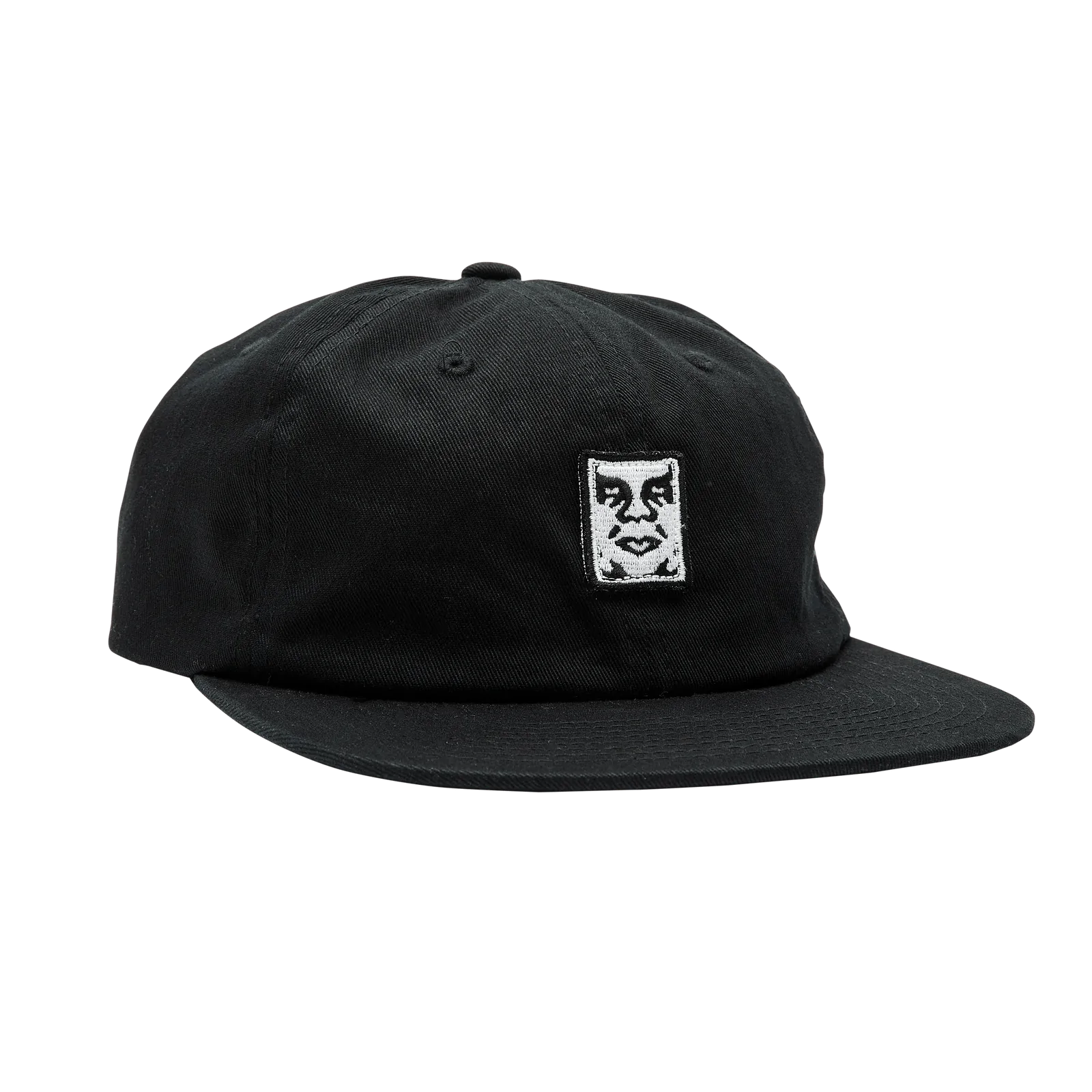 Mid Icon Patch Panel Strapback (Black)
