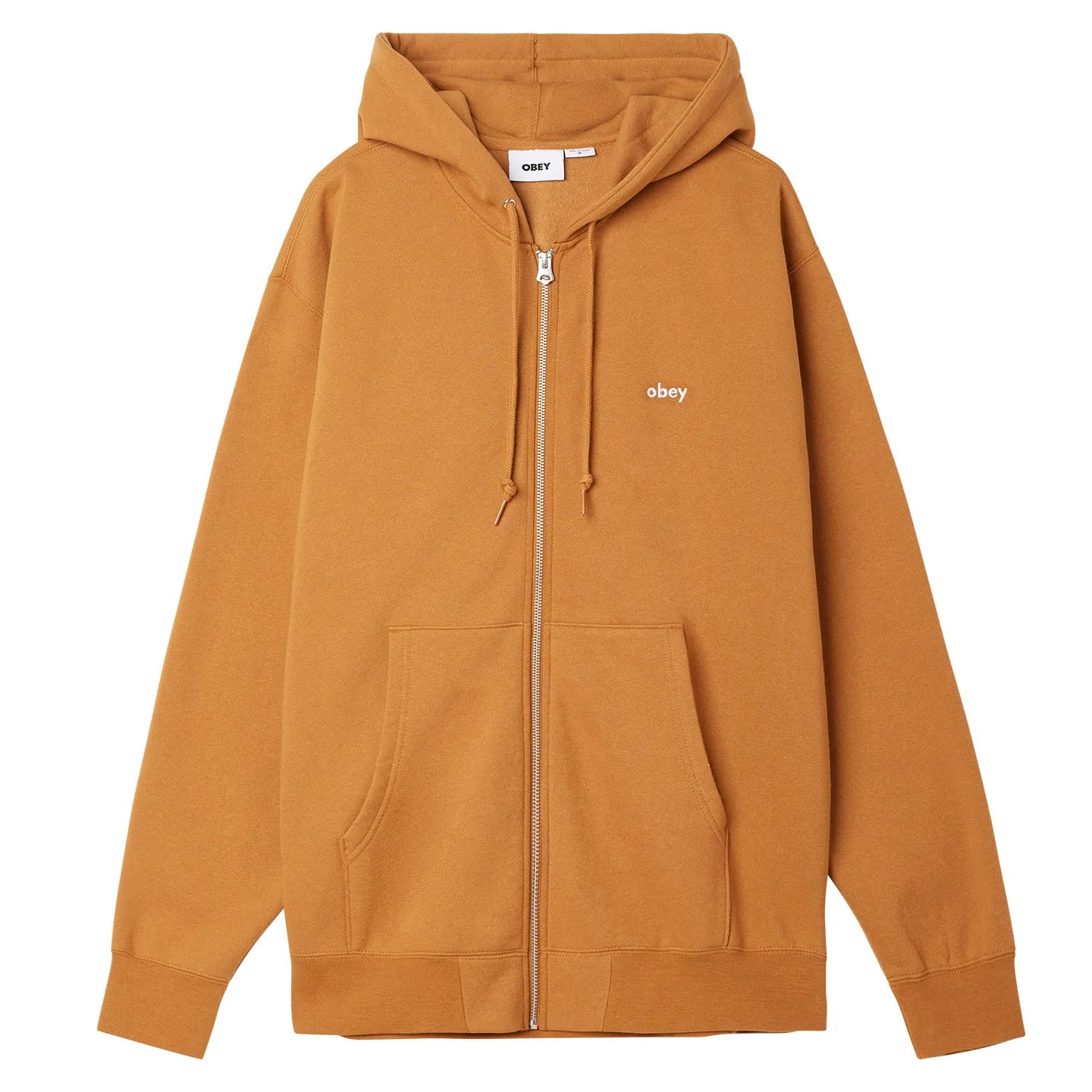Obey Tab Zip Hood (Brown Sugar)