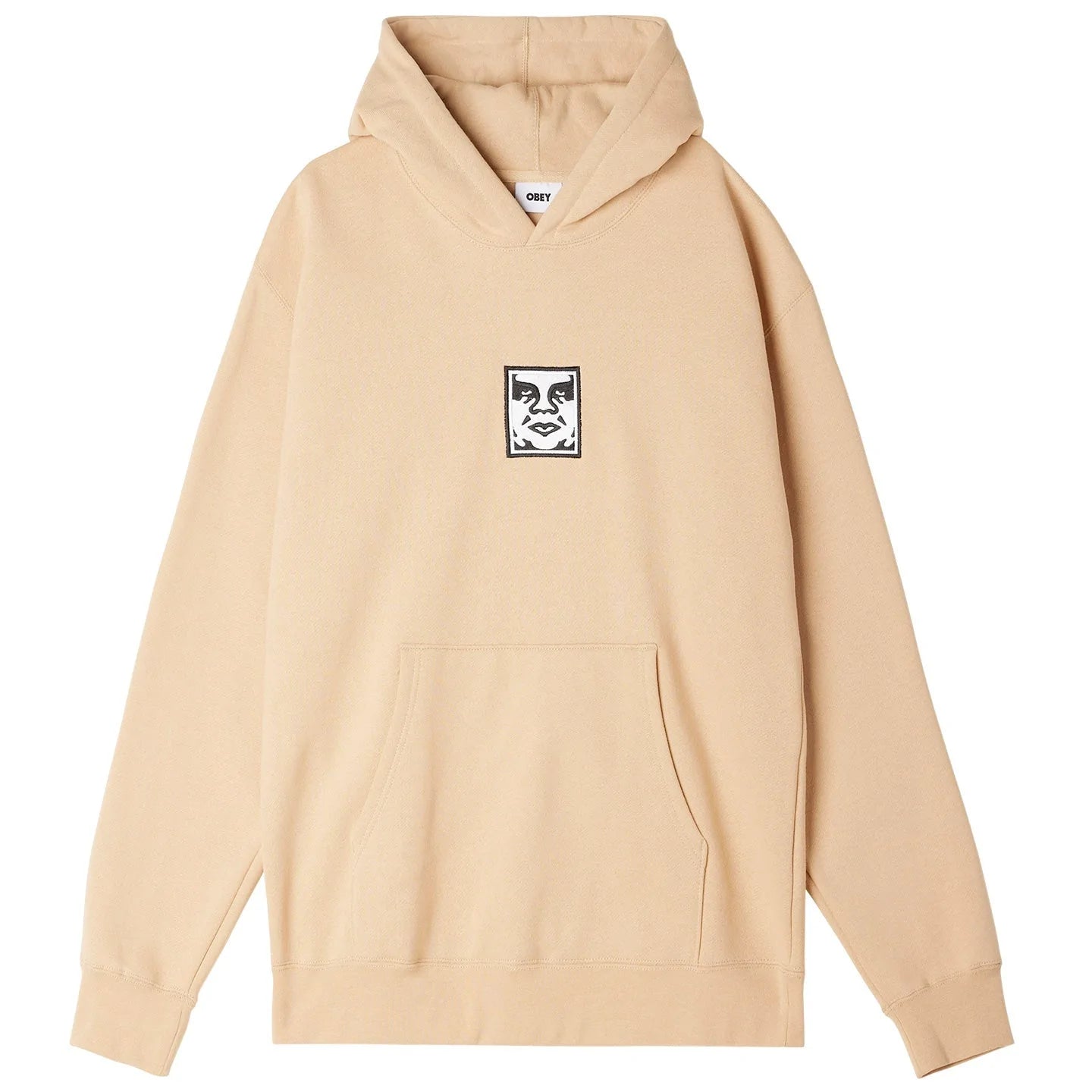 Obey Icon Extra Heavy Hood (Oat Milk)