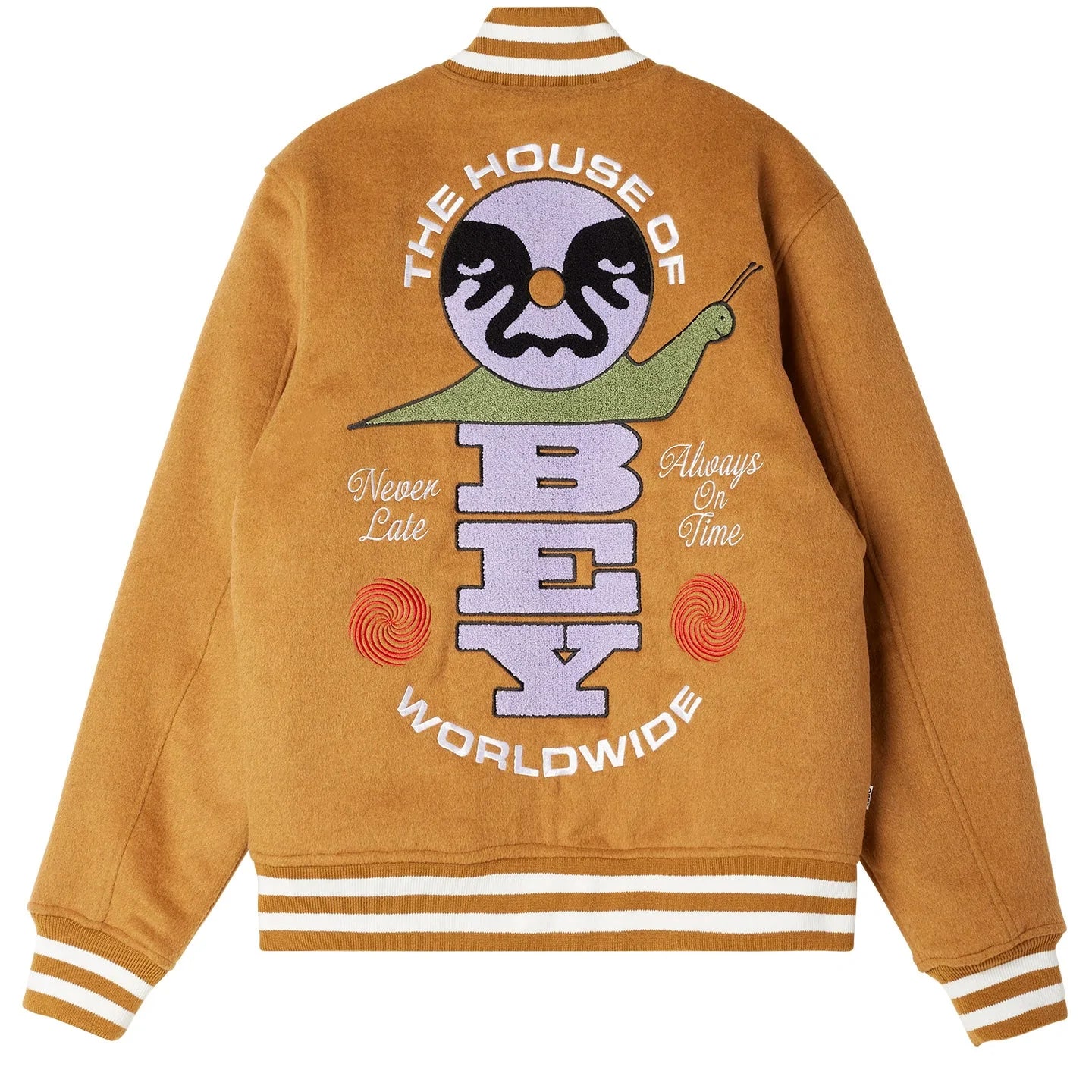 Time Varsity Jacket (Brown Sugar)