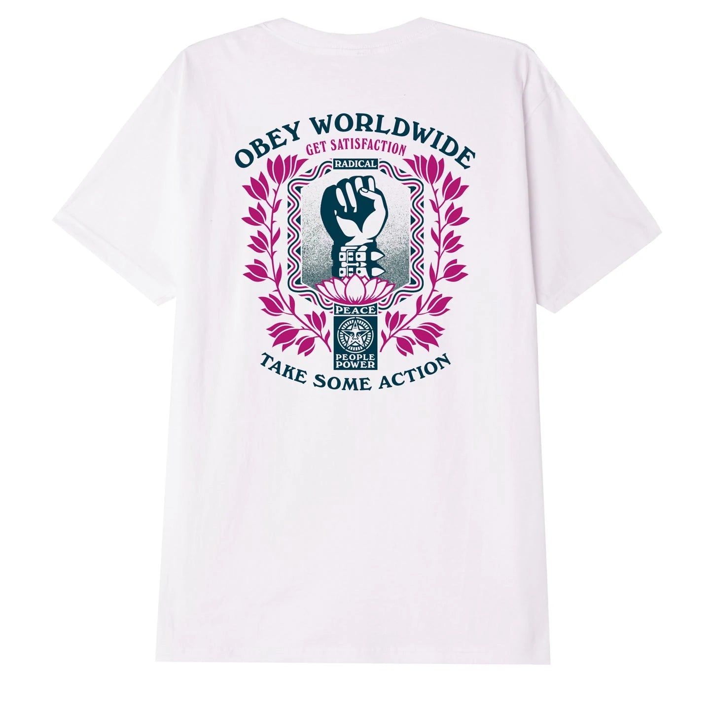 Obey Get Satisfaction T-shirt (White)