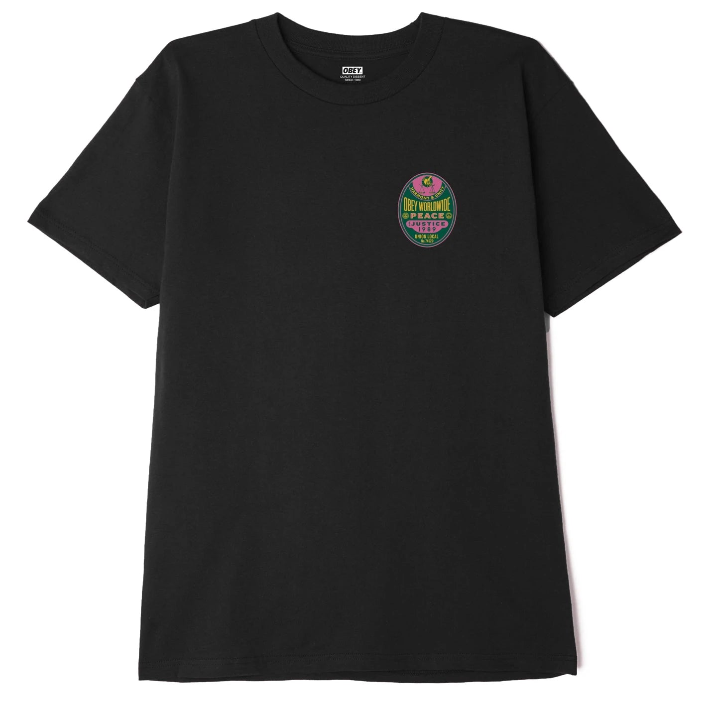 Obey Worldwide Peace & Justice T-shirt (Black)