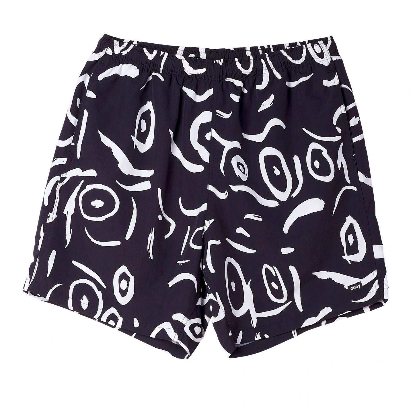 Easy Scribbles Short (Black Multi)