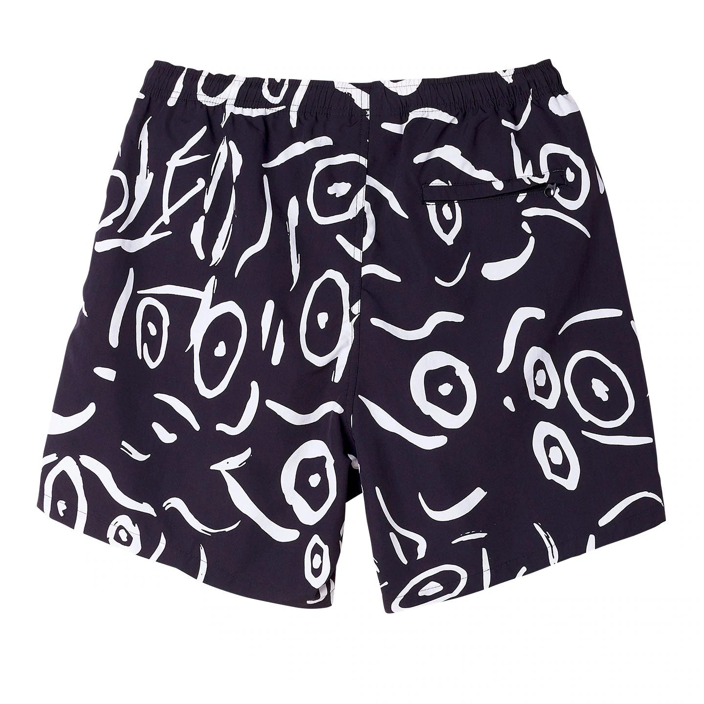 Easy Scribbles Short (Black Multi)