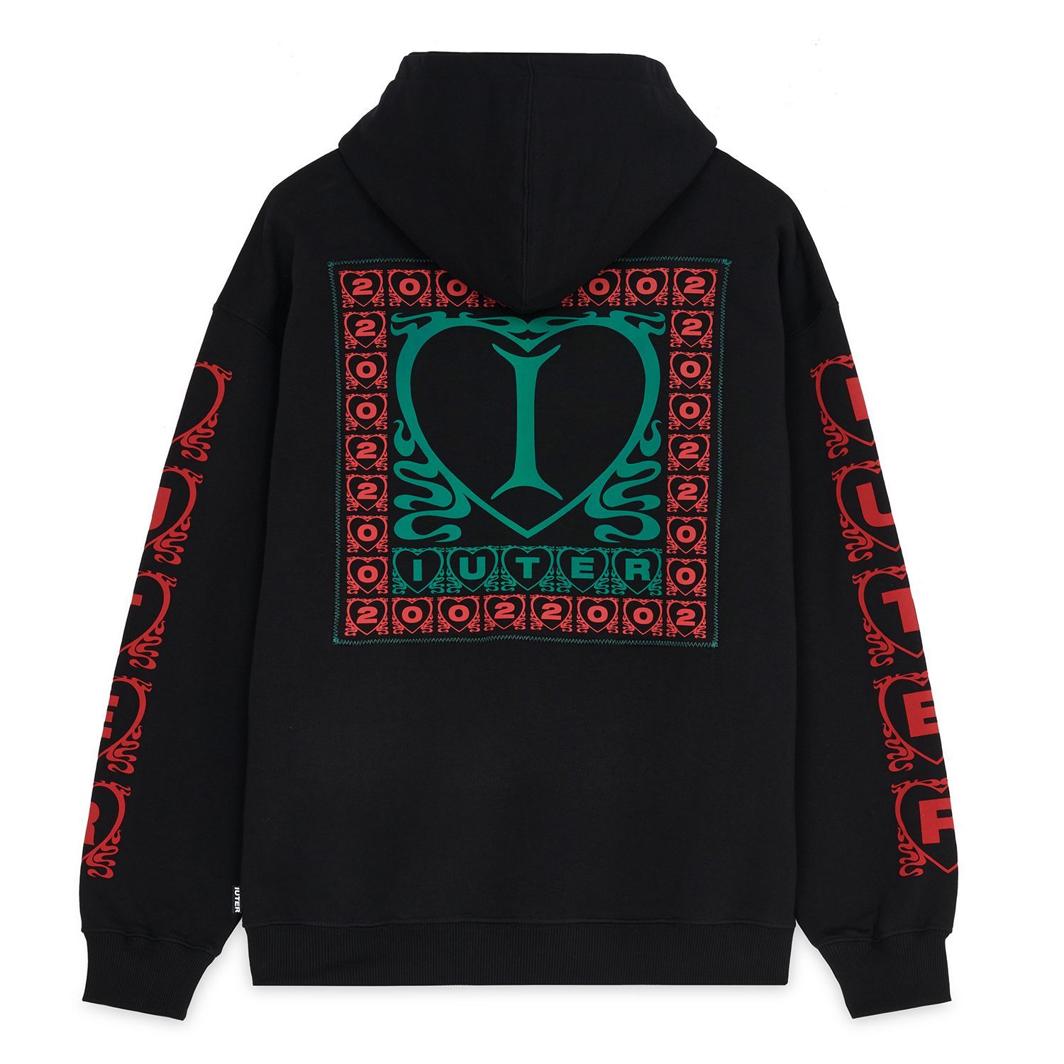 Hooded Lovely Sweatshirt (Black)