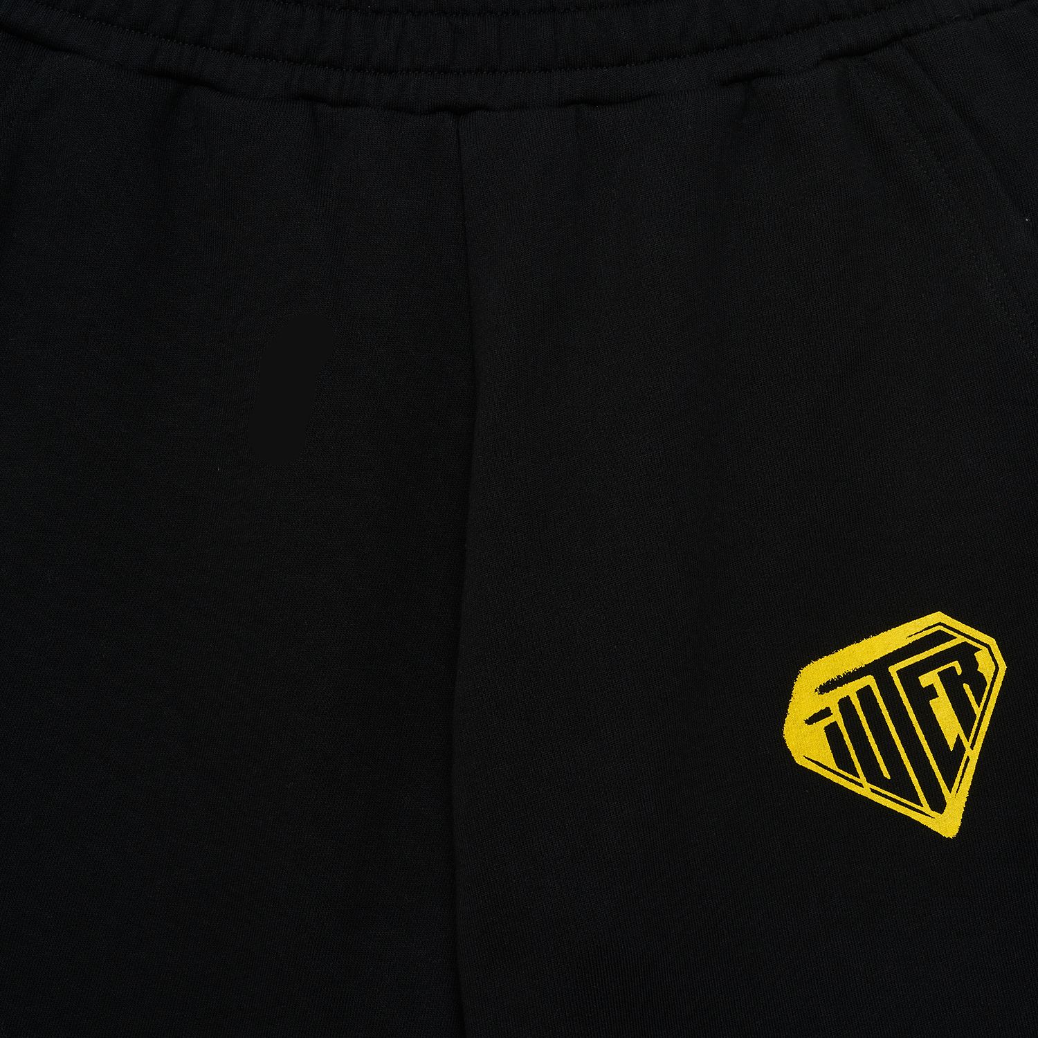 Stencil Sweatshort (Black)