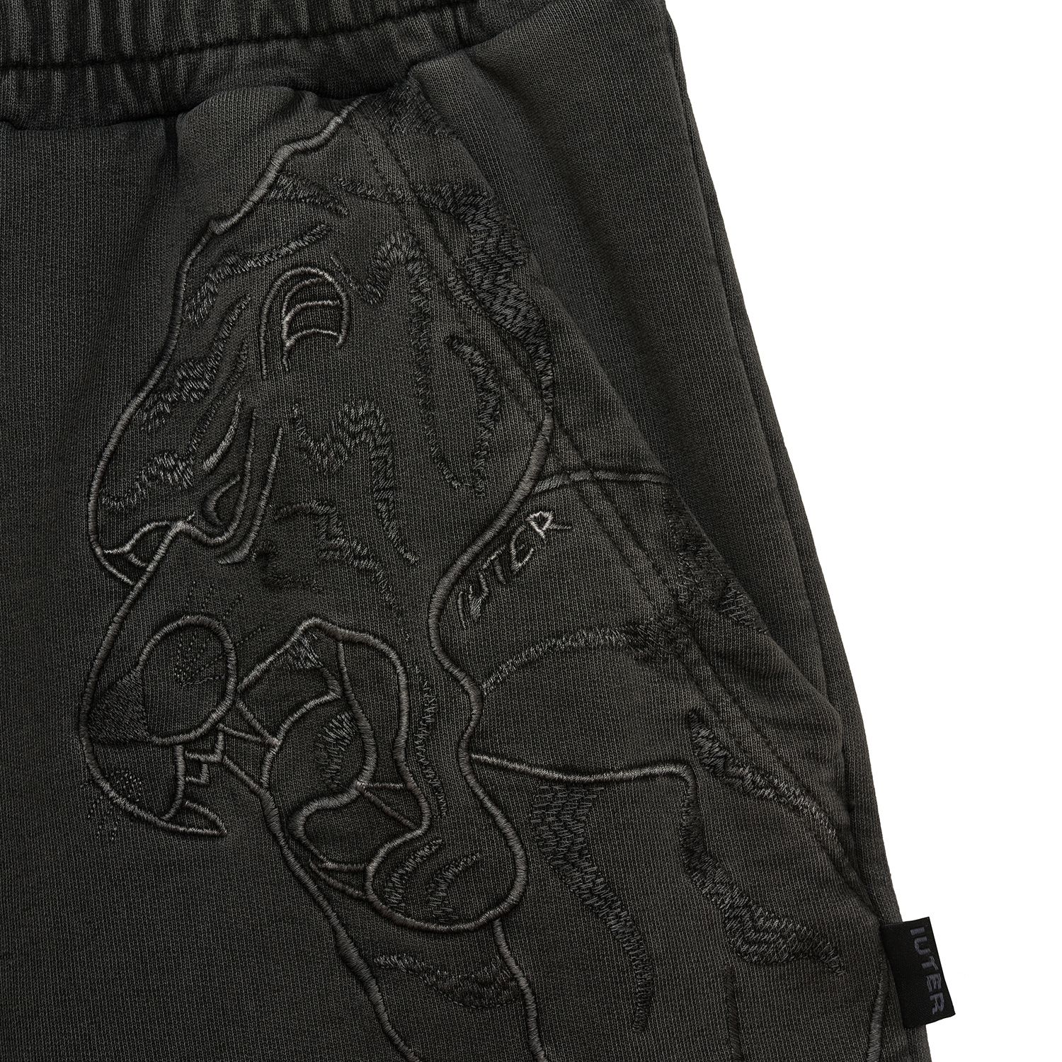 Nepal Pigment Sweatshort (Black)