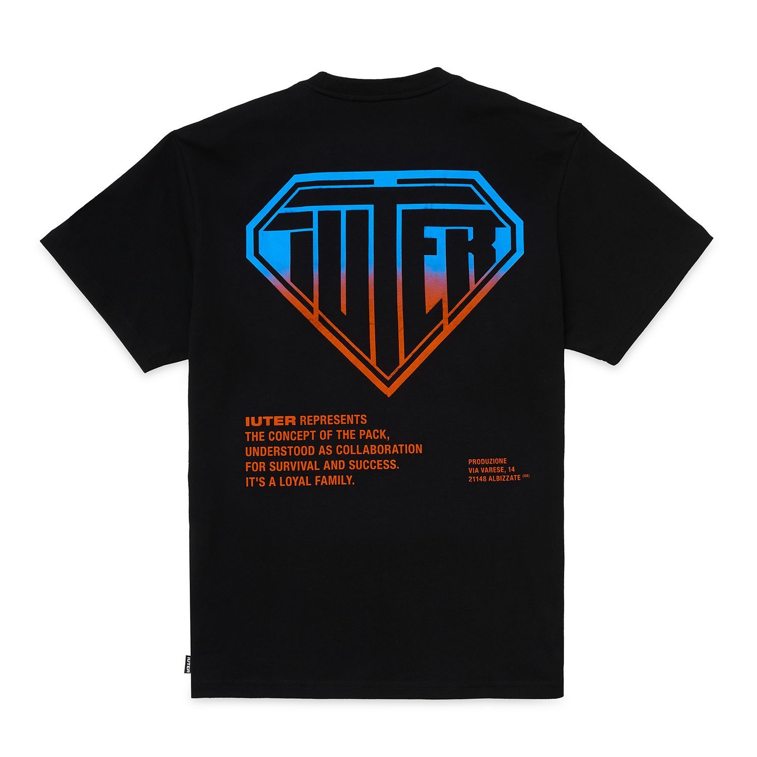 S/S Double Logo T-shirt (Black)