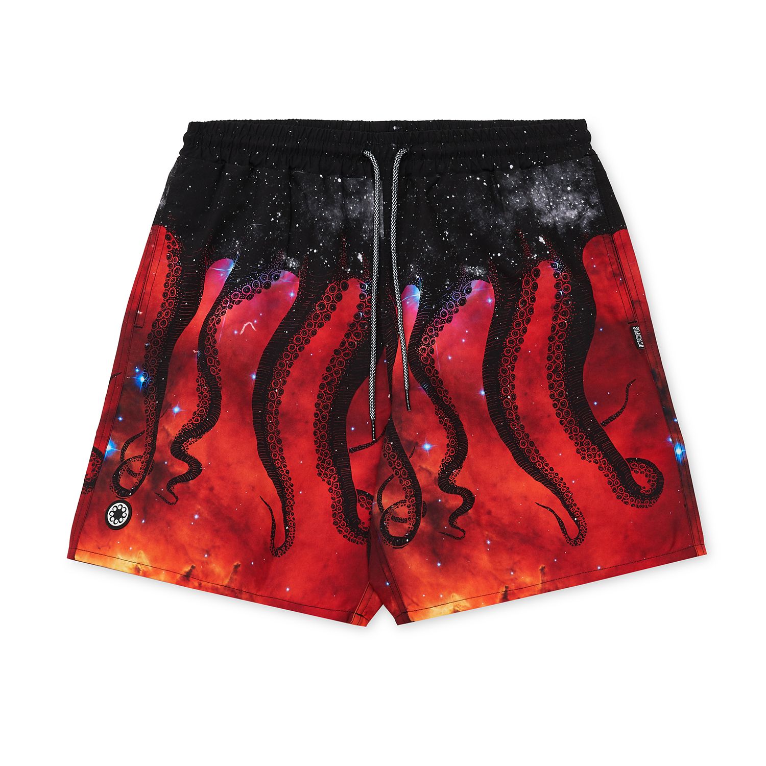 Octopus Galaxy Boardshort (Black)