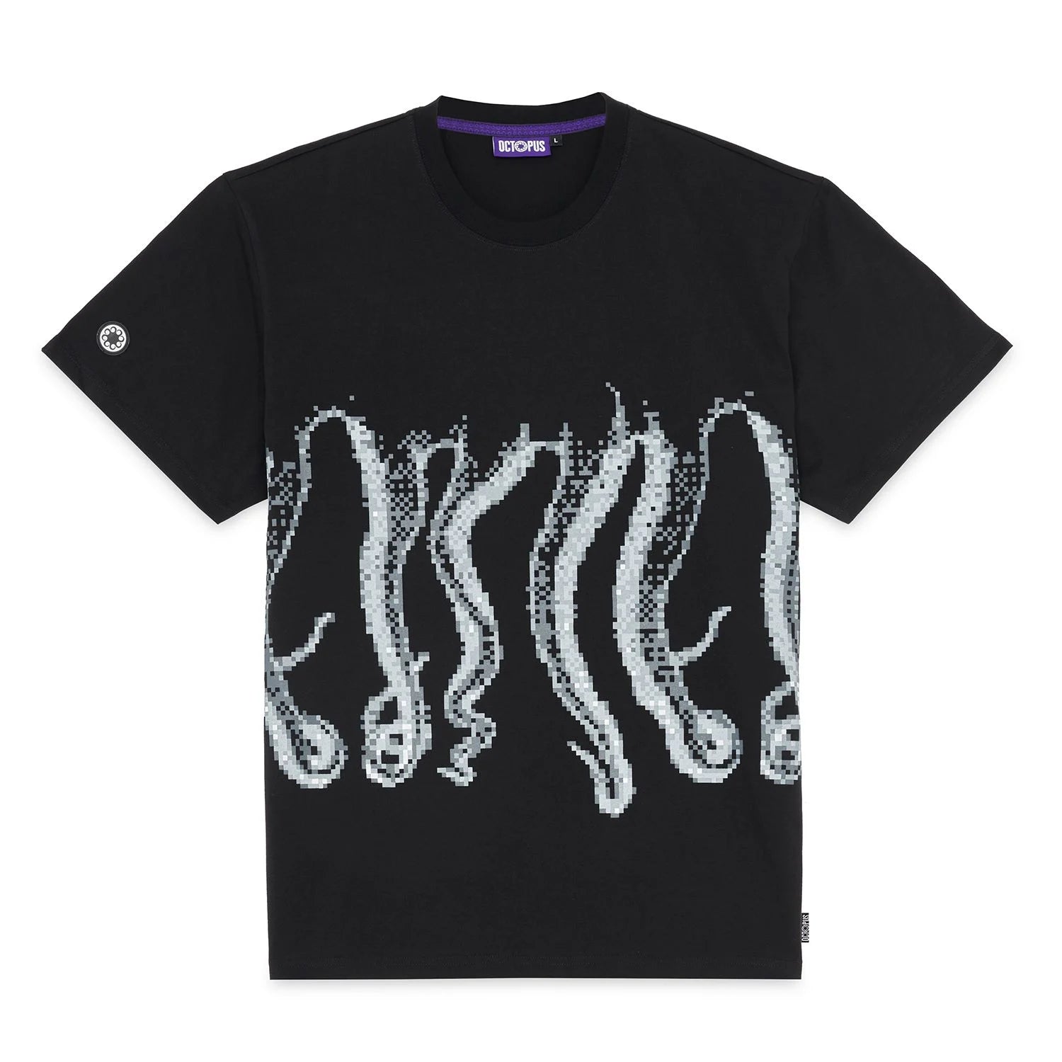 Octopus Censored Outline (Black)