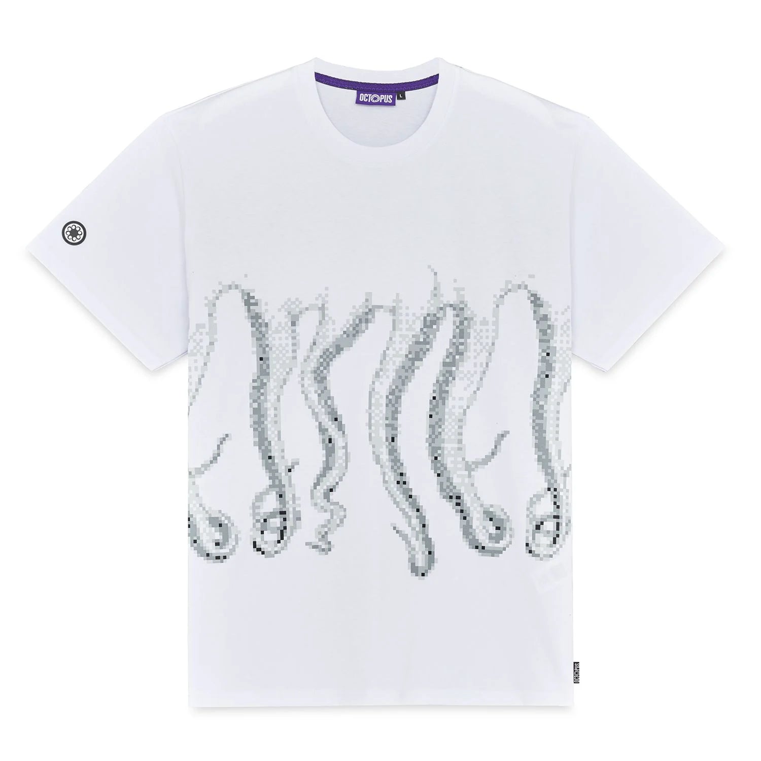 Octopus Censored Outline (White)