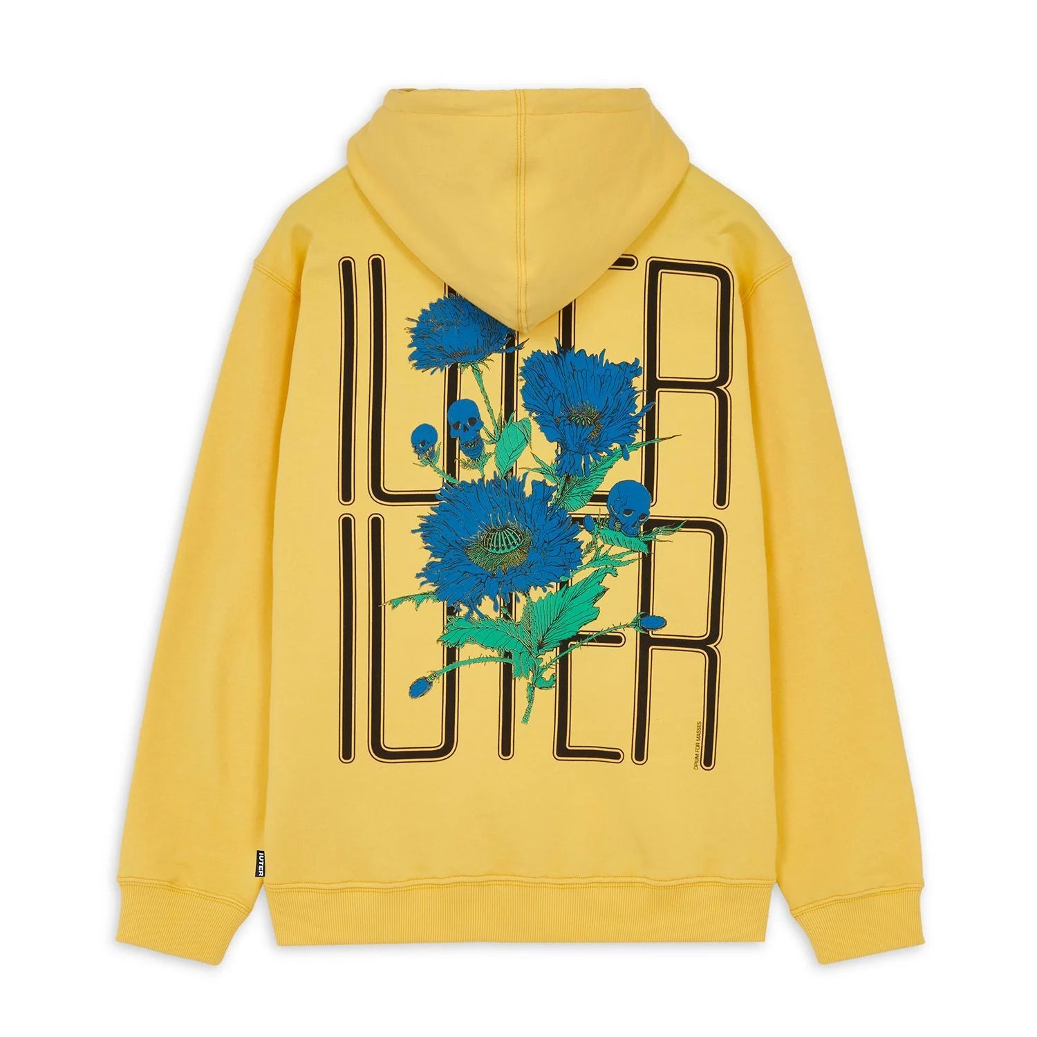 Spine Skull Hoodie (Canary)