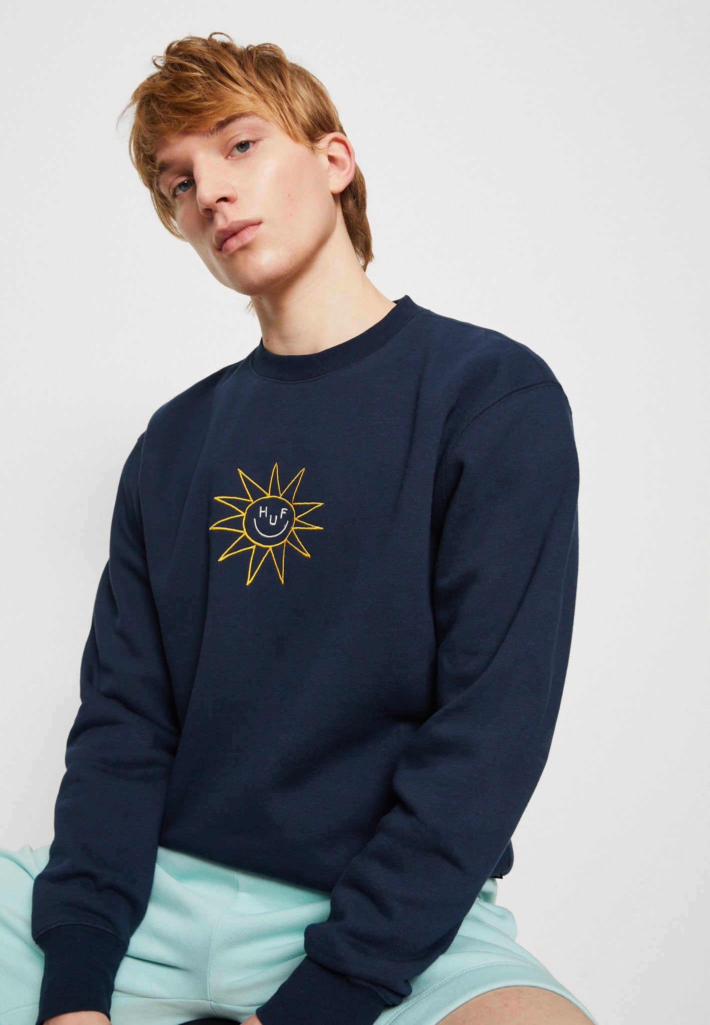 Sun Guy Crewneck (Navy)