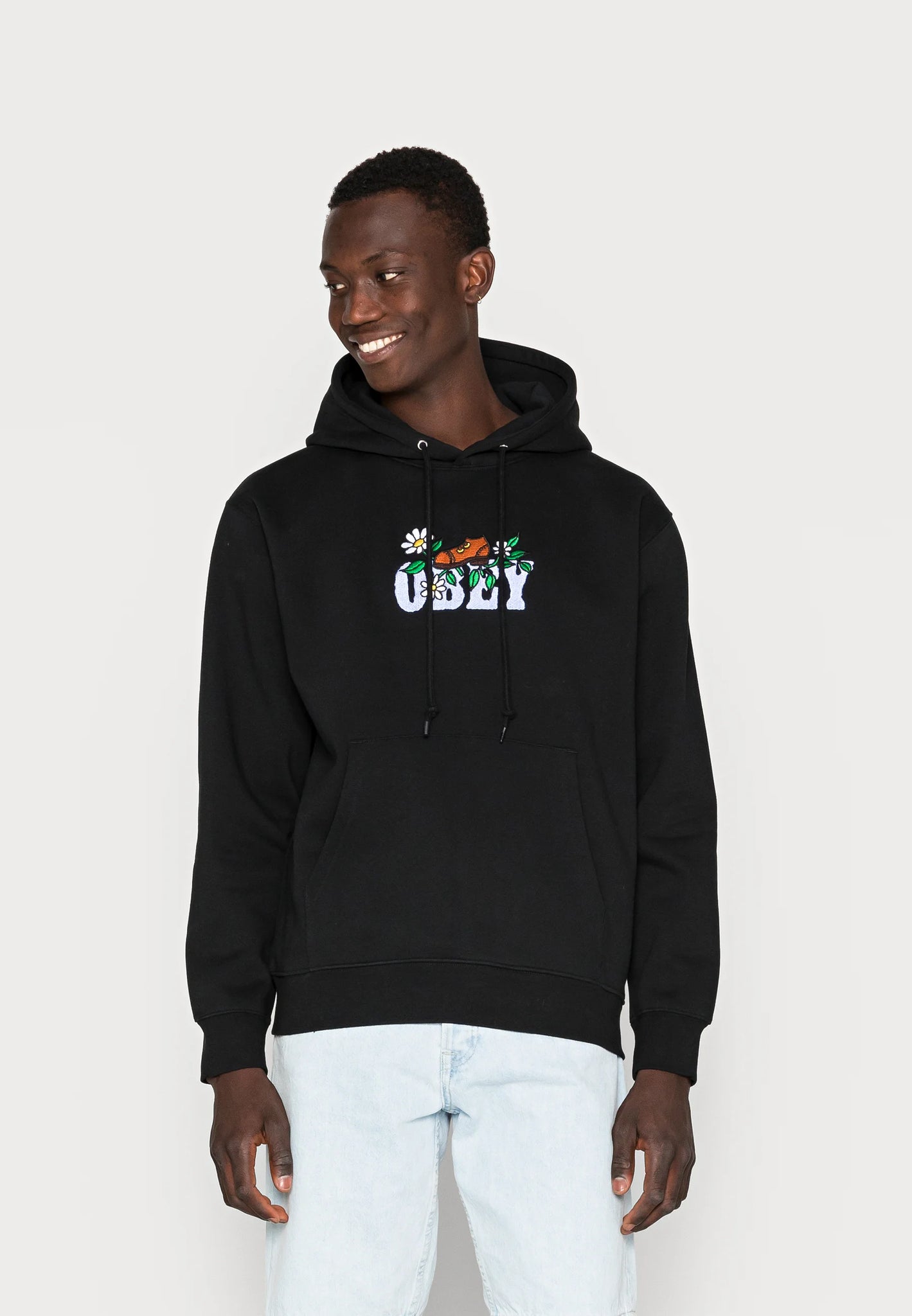 Obey Step Hood (Black)