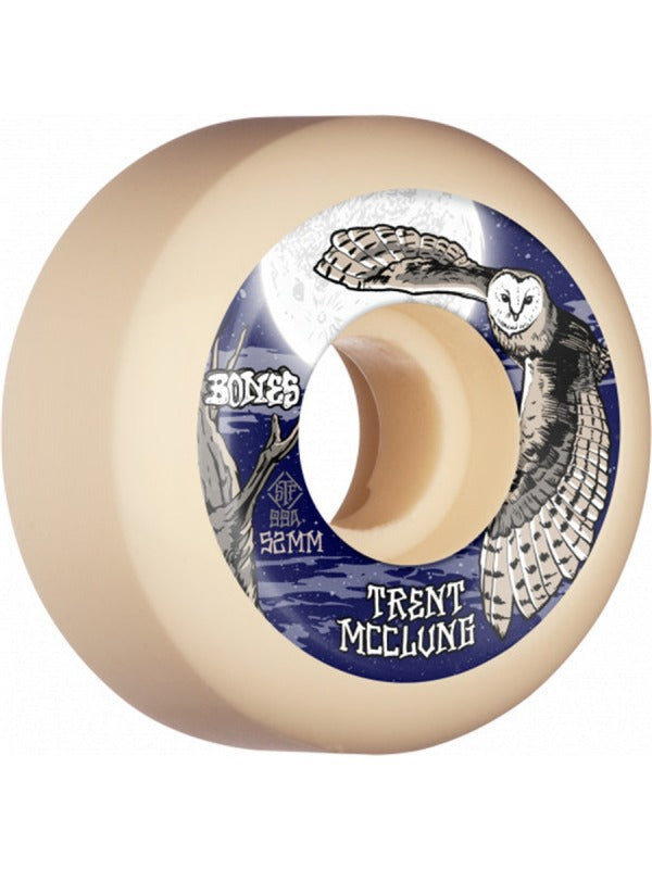 Bones Wheels 99A STF Barn Owl V5 Sidecut 54mm Trent McClung