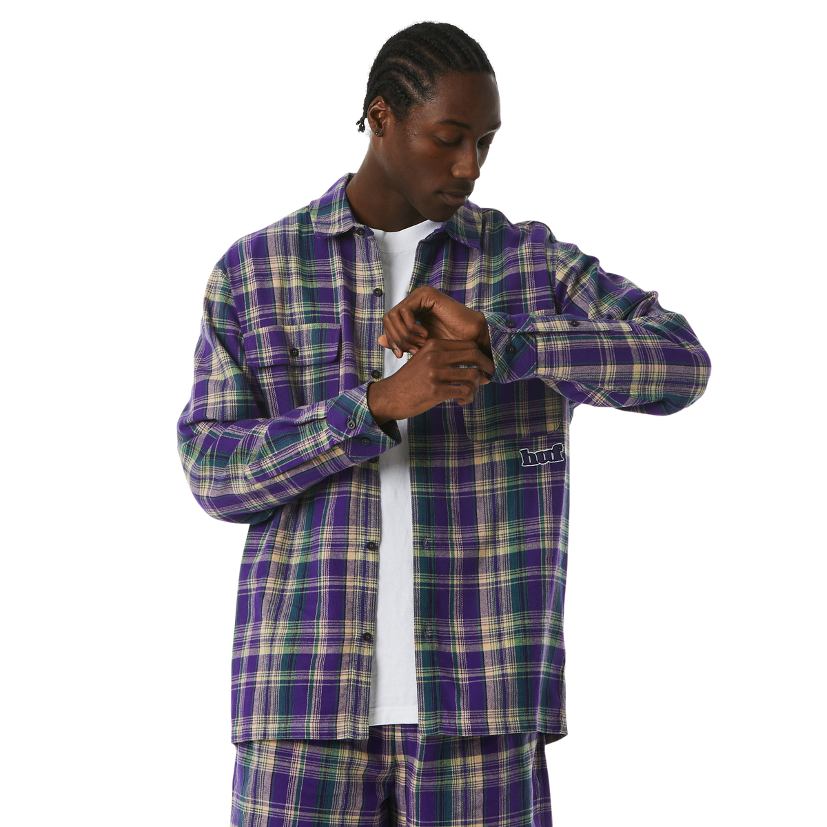 Banks Flannel Shirt (Purple)