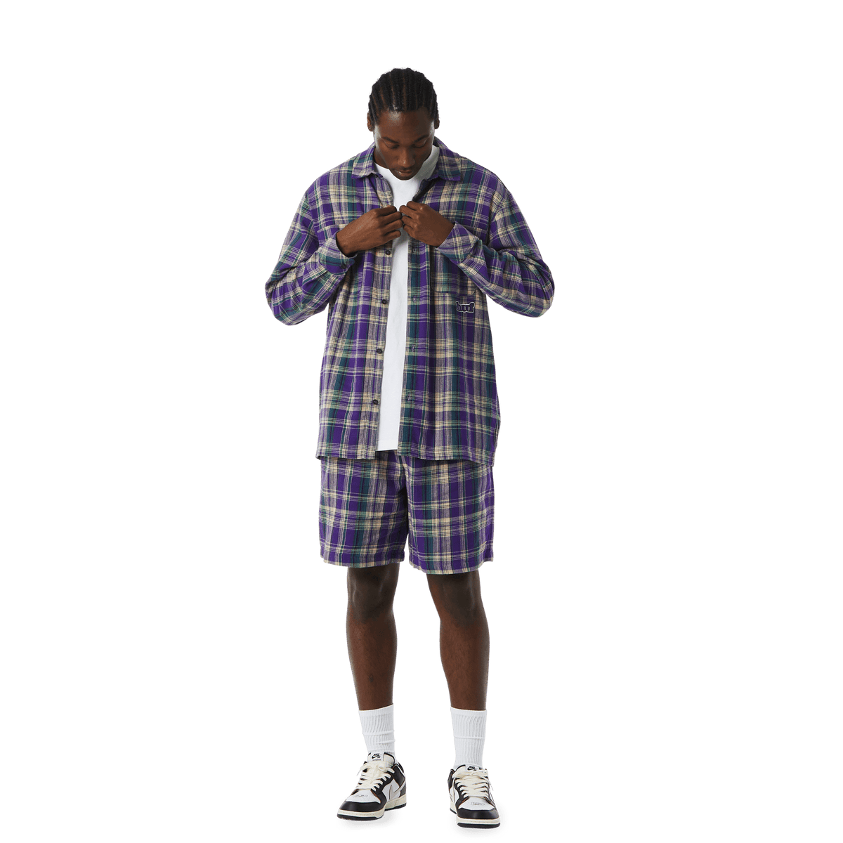 Banks Flannel Shirt (Purple)