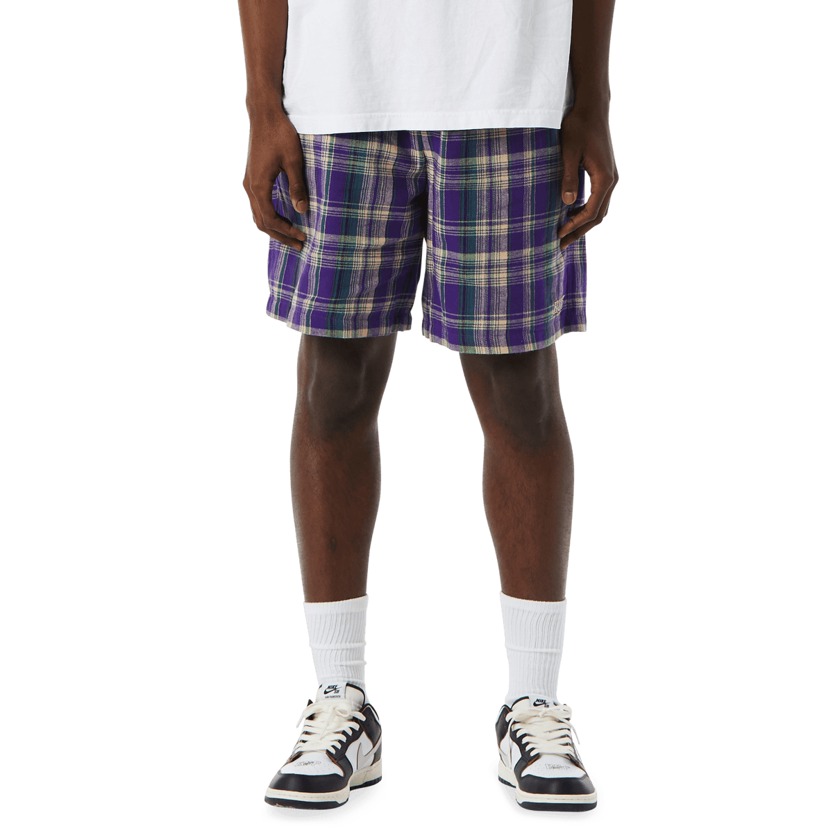 Cortland Flannel Easy Short (Purple)