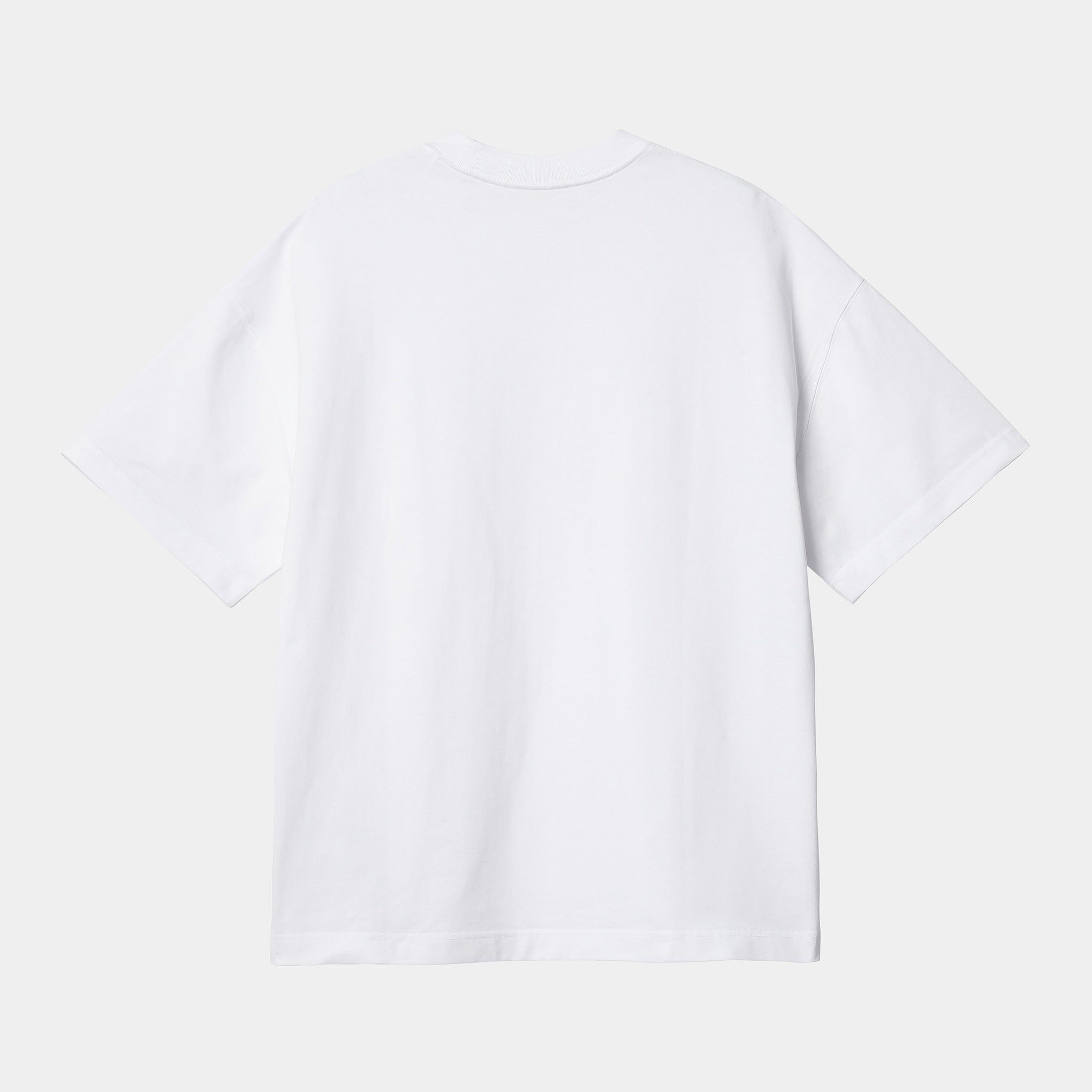 S/s Link Script T-shirt 100% Organic Cotton Single Jersey, 230 G/m² (White / Black)