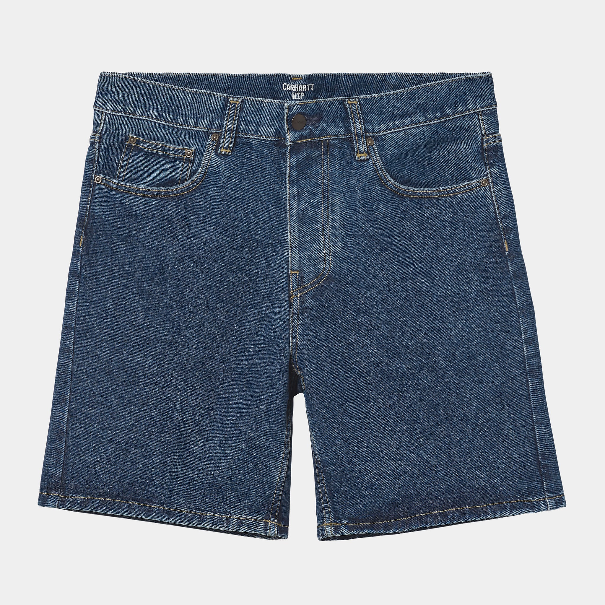 Newel Short Organic Cotton Maitland Denim, 13.5 Oz (Blue Stone Washed)