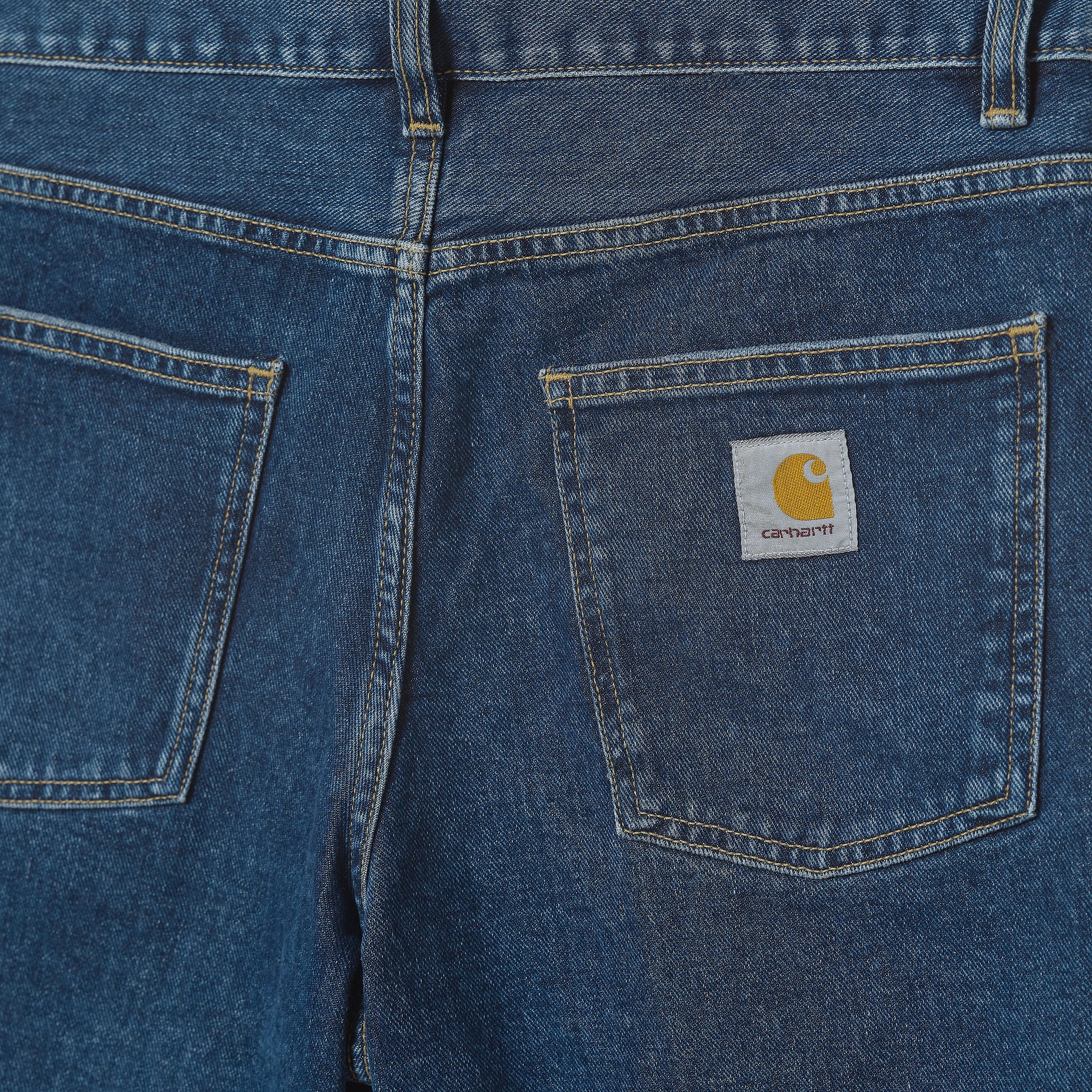 Newel Short Organic Cotton Maitland Denim, 13.5 Oz (Blue Stone Washed)