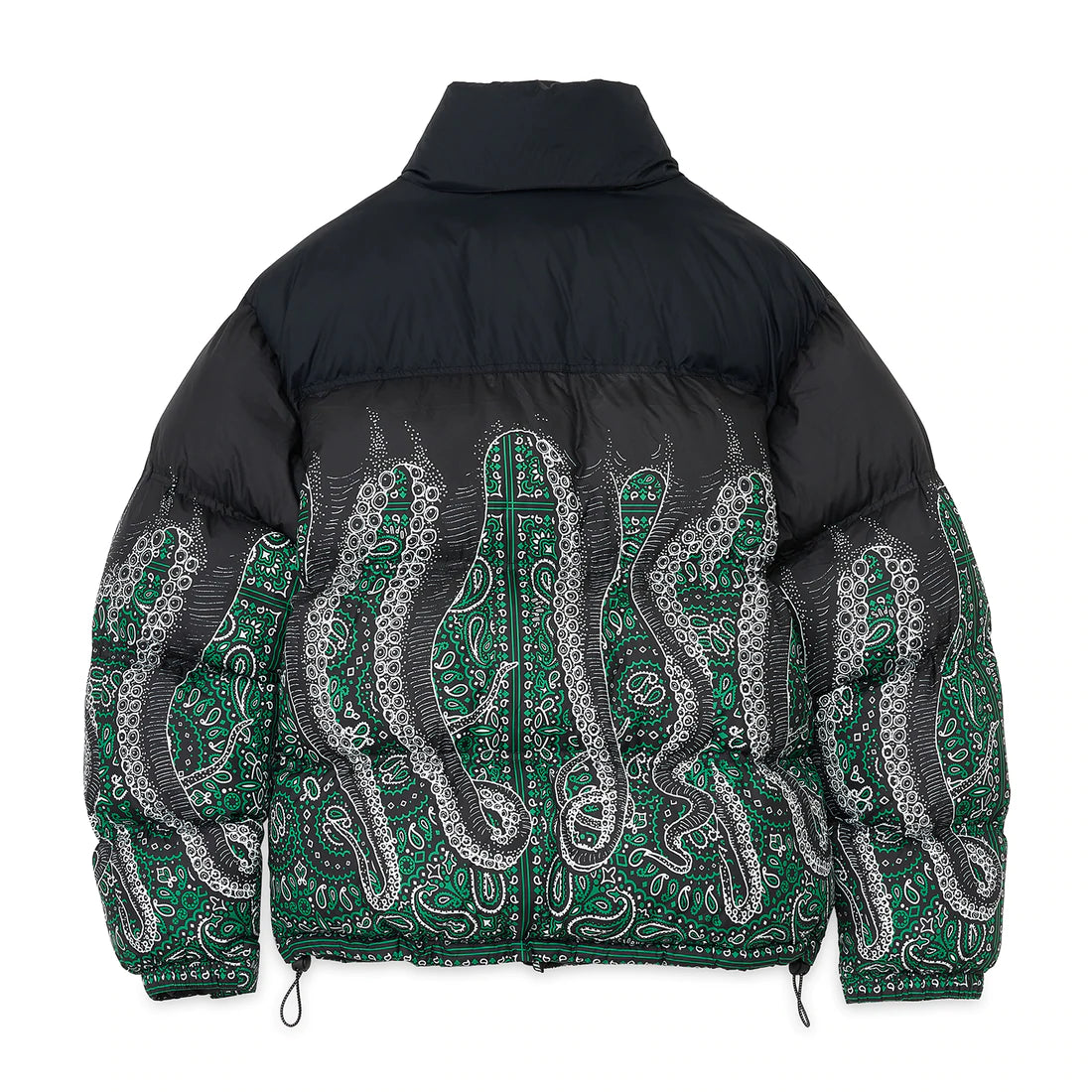 Octopus Bandana Down Jacket (Black)