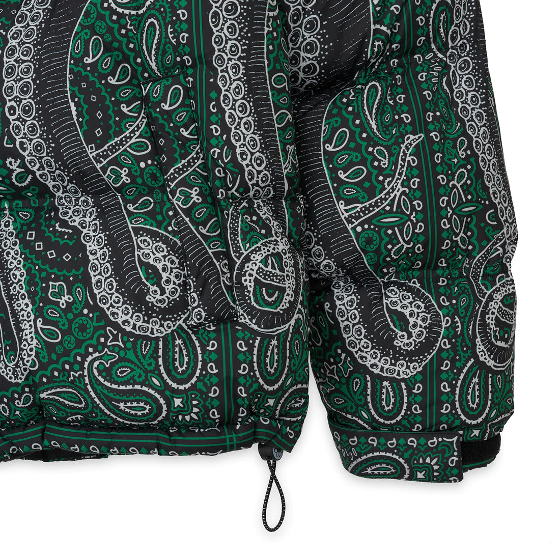 Octopus Bandana Down Jacket (Black)