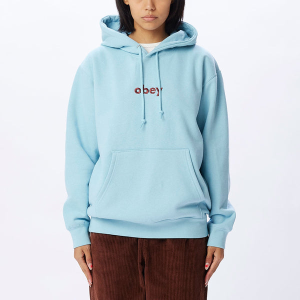 Obey Lowercase Hood (Sky Blue)