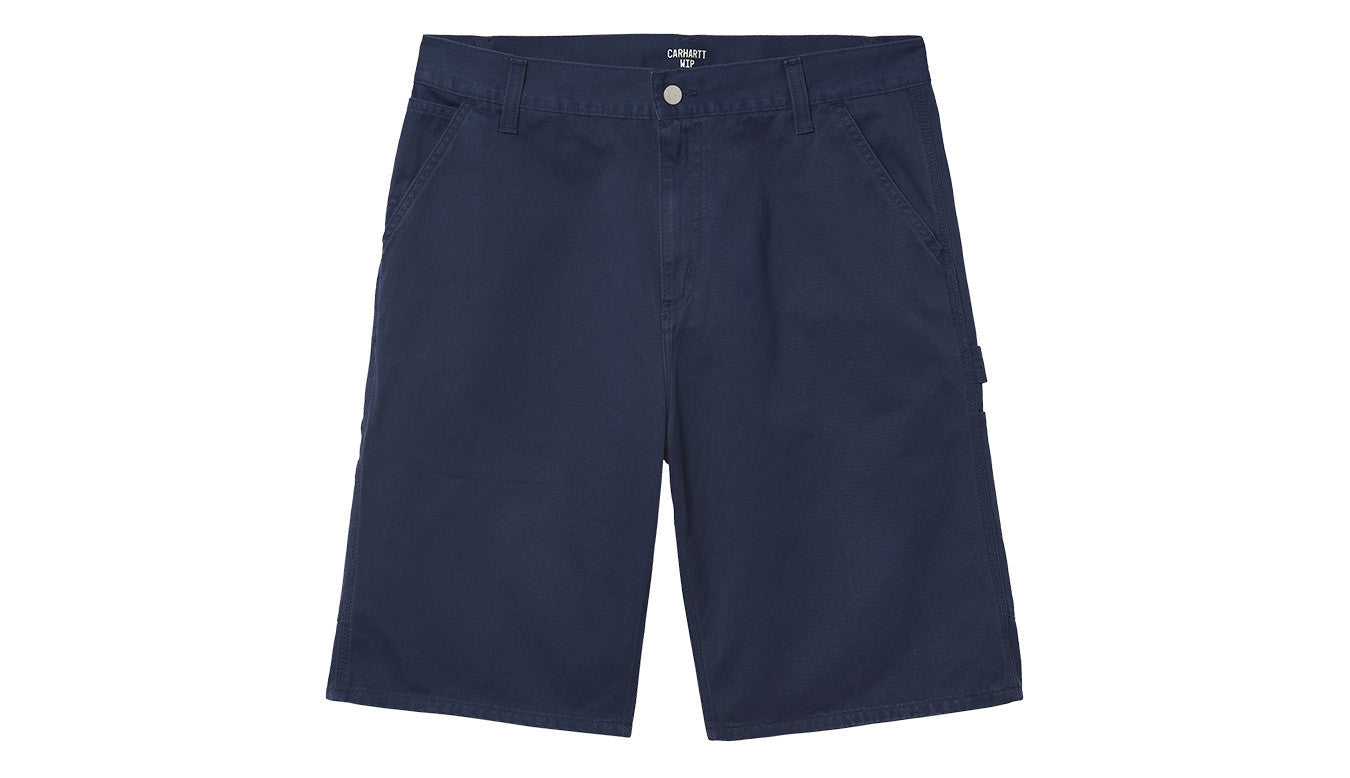 Ruck Single Knee Short 100% Cotton 'millington' Twill, 8.5 Oz (Atom Blue Stone Washed)