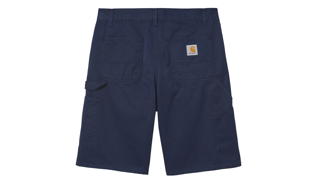 Ruck Single Knee Short 100% Cotton 'millington' Twill, 8.5 Oz (Atom Blue Stone Washed)