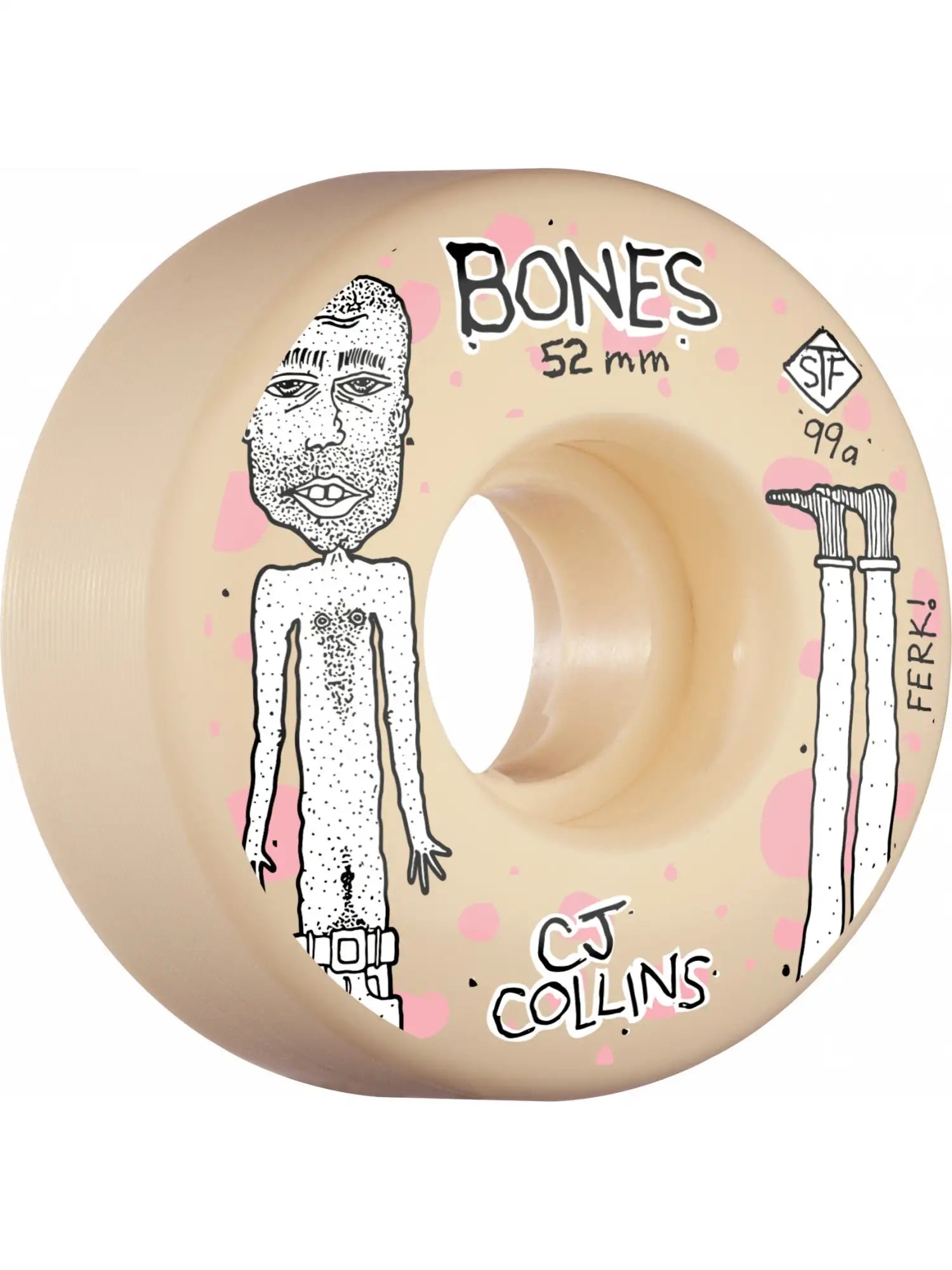 Bones Wheels 99A STF Ferk V3 Slim 50mm Cj Collins