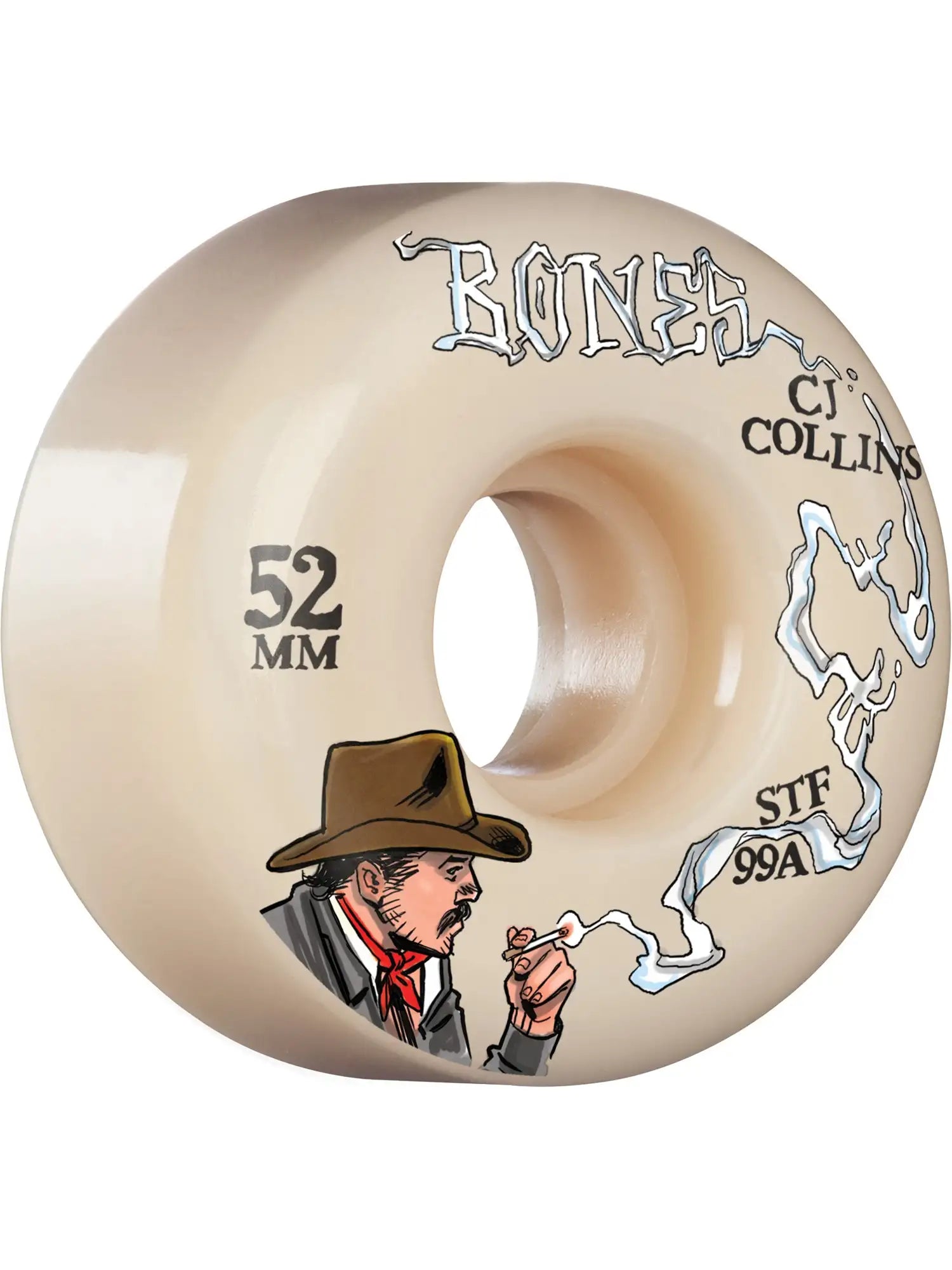 Bones Wheels 99A STF Cowboy V2 Locks 52mm CJ Collins