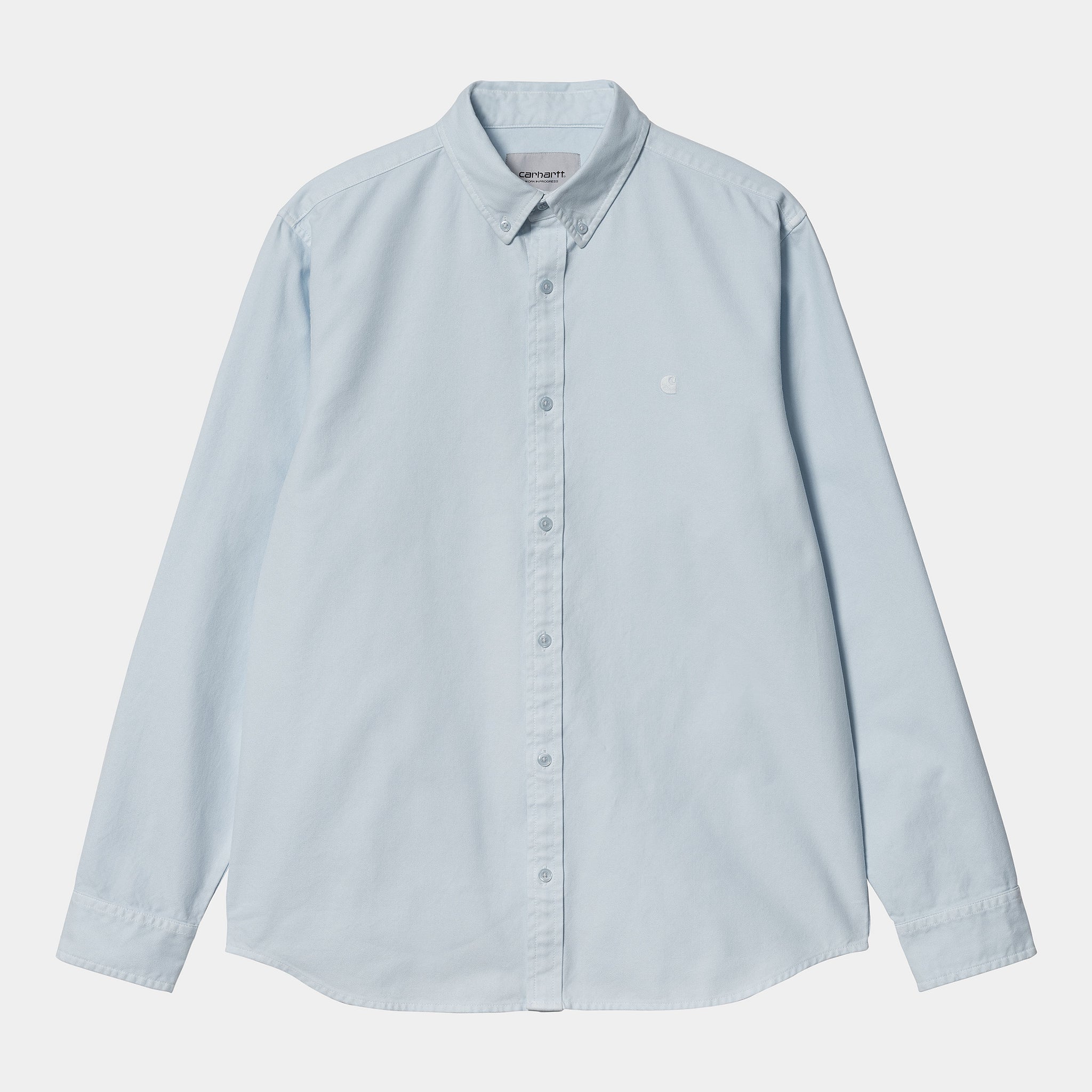 L/s Bolton Shirt Cotton Oxford, 6.8 Oz Icarus (Garment Dyed)